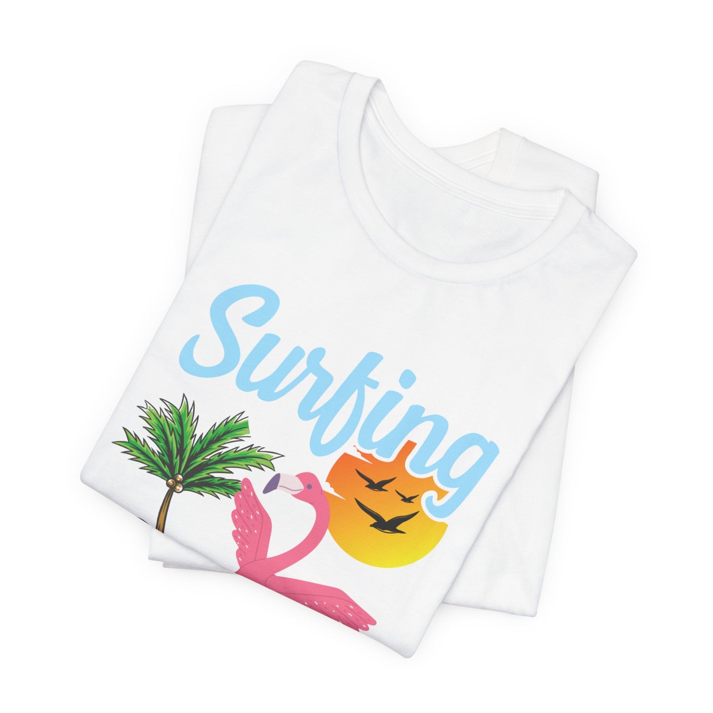 Surfing Paradise - Unisex Jersey Short Sleeve Tee - 13091