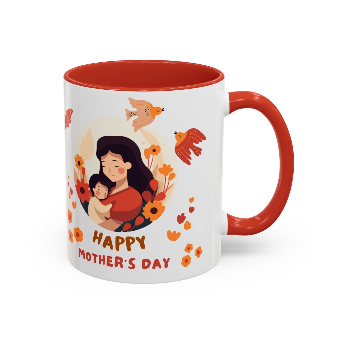 Happy Mother's Day - Accent Coffee Mug (11, 15oz) - 10885