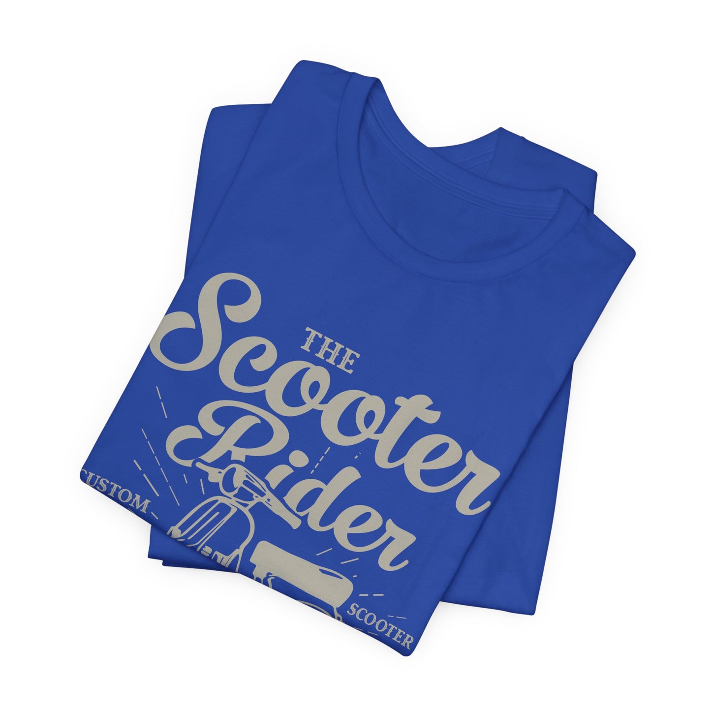 The Scooter Rider - Unisex Jersey Short Sleeve Tee - 13311