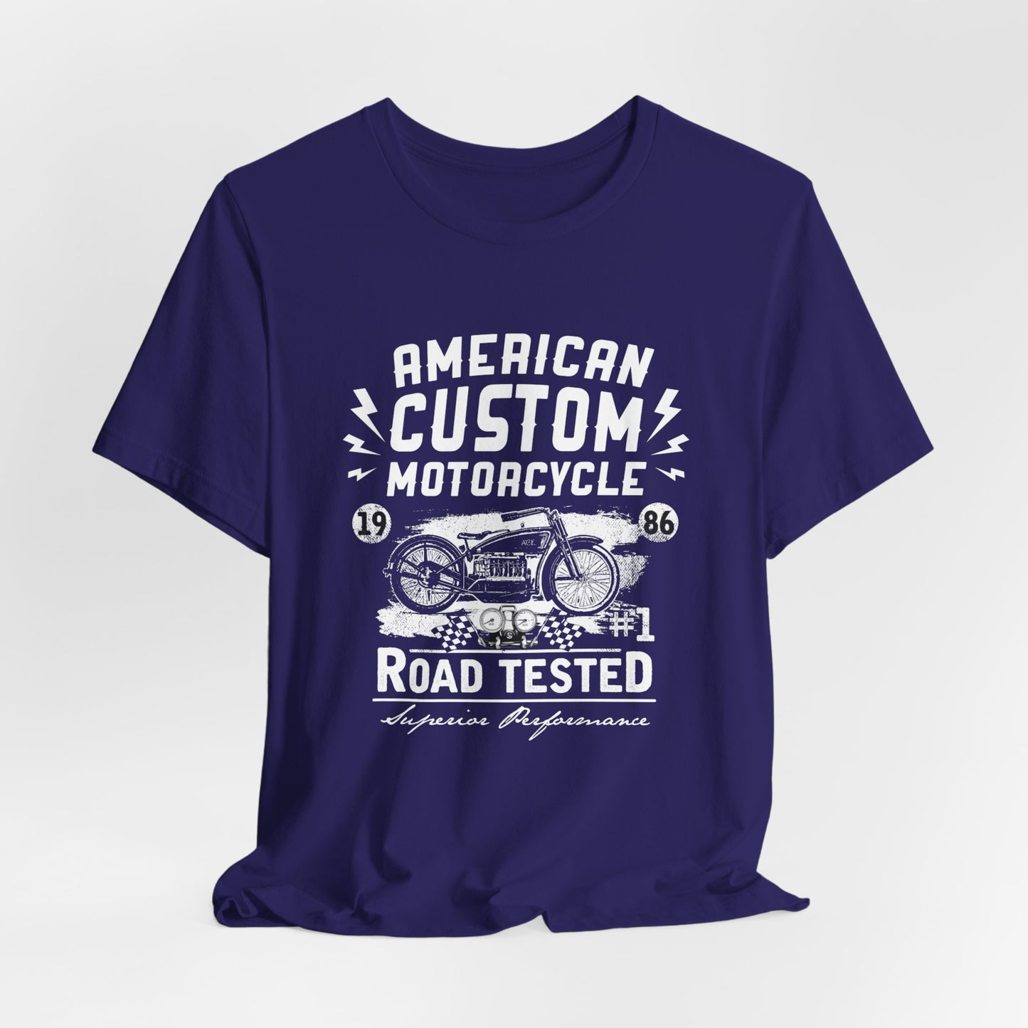 American Custom Motorcycle - Unisex Jersey Short Sleeve Tee