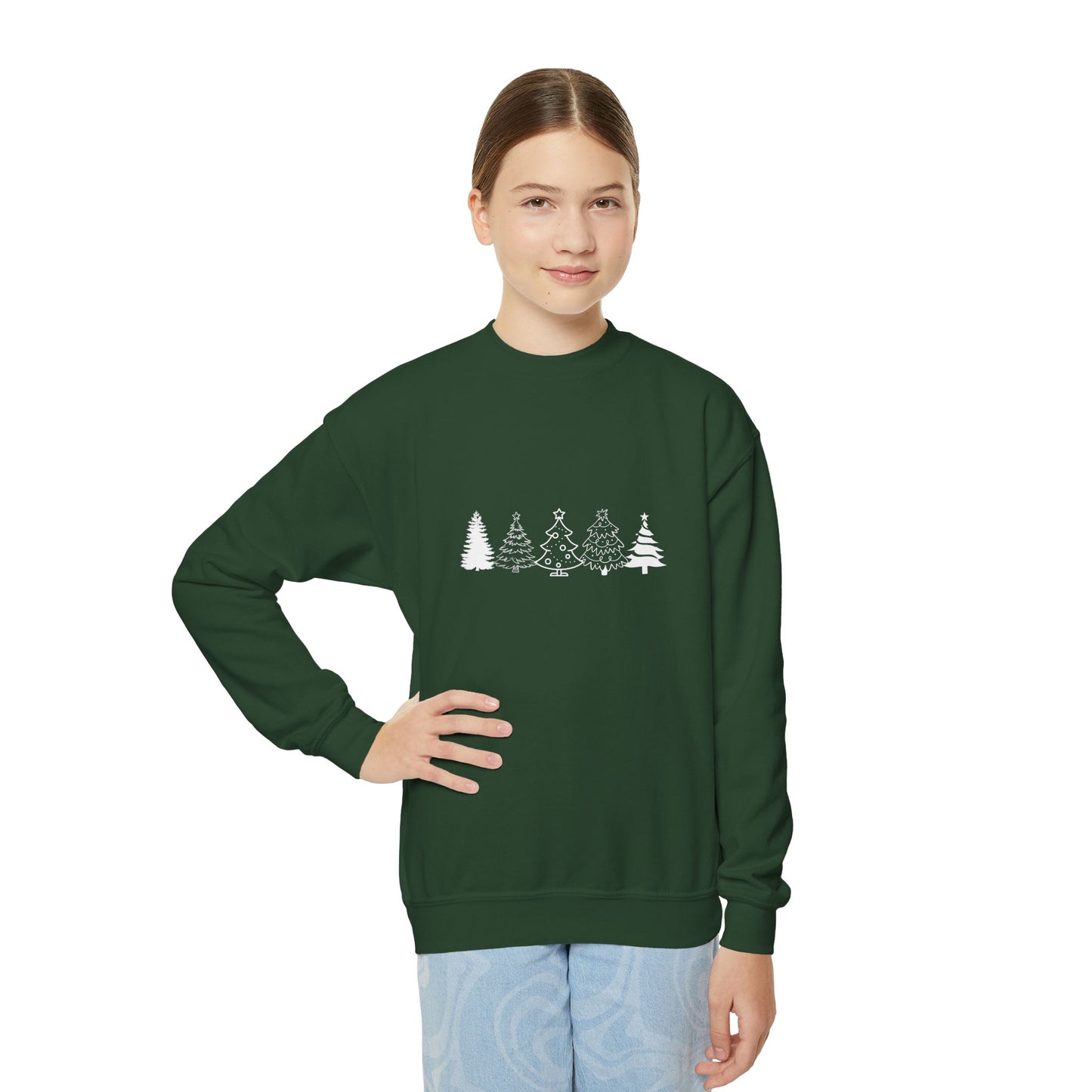 Christmas Trees - Youth Crewneck Sweatshirt