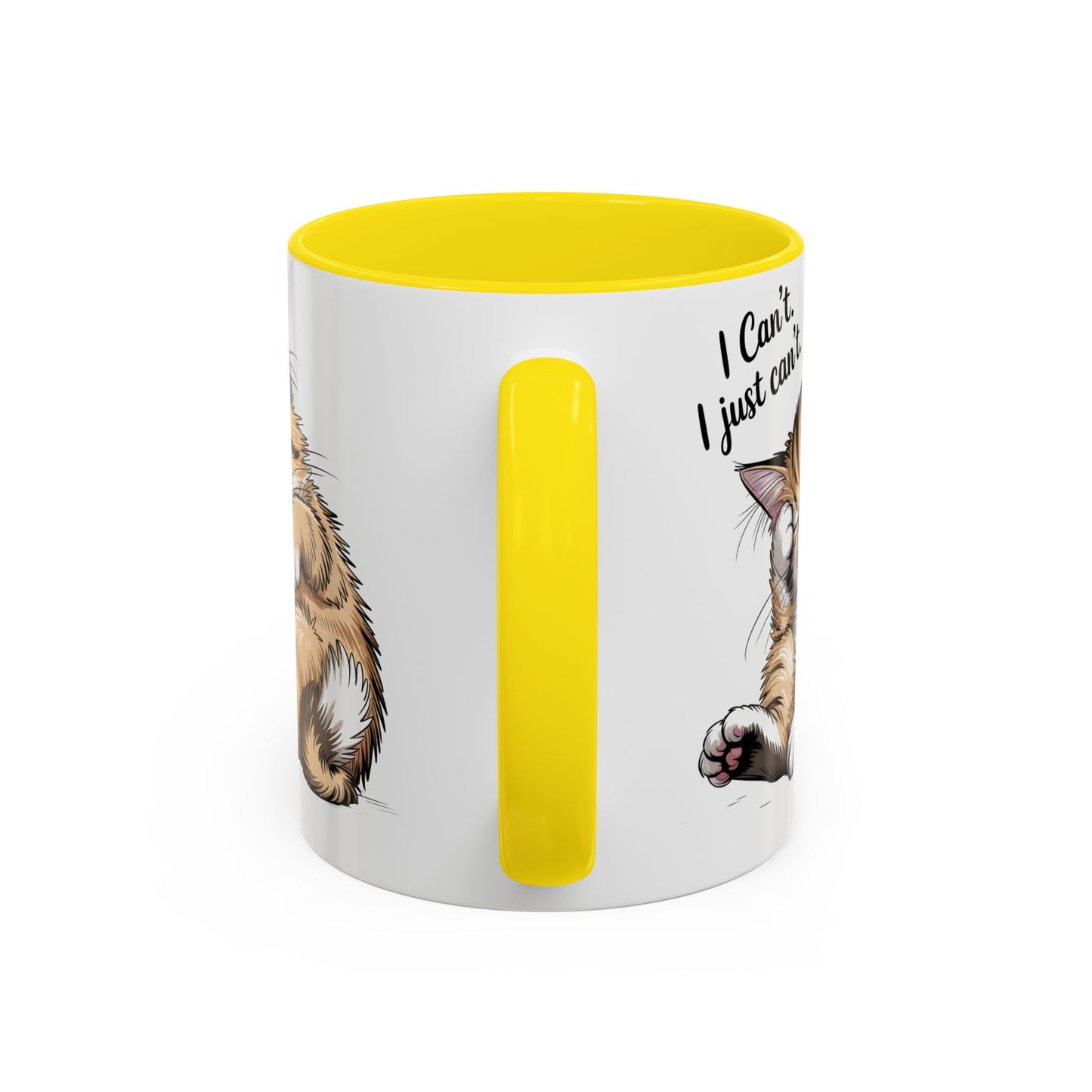I Can’t, I Just Can’t – Cute Lazy Cat Mug, Funny Coffee Gift for Cat Lovers (11oz / 15oz) - 14787