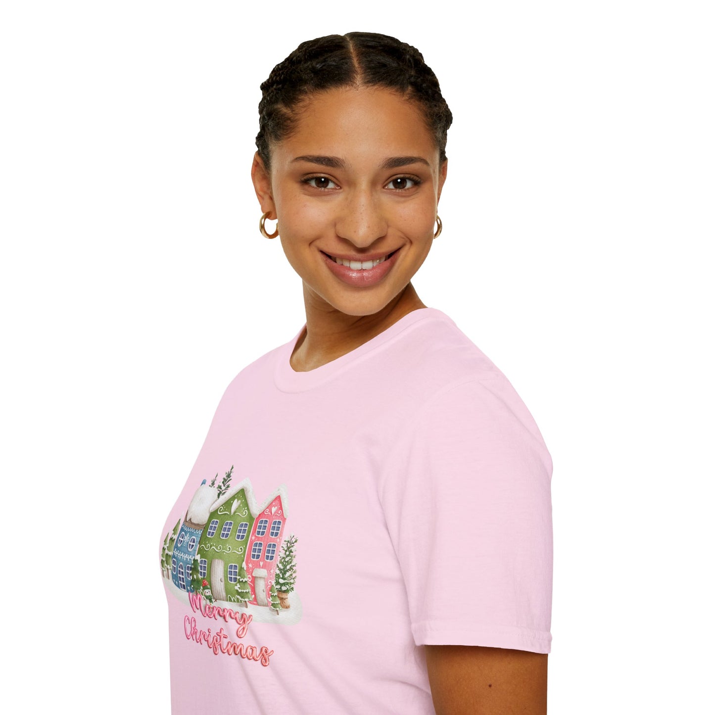 Christmas Houses - Unisex Softstyle T-Shirt - 10115