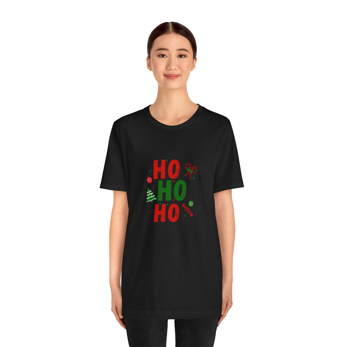 Ho Ho Ho - Unisex Jersey Short Sleeve Tee - 10534