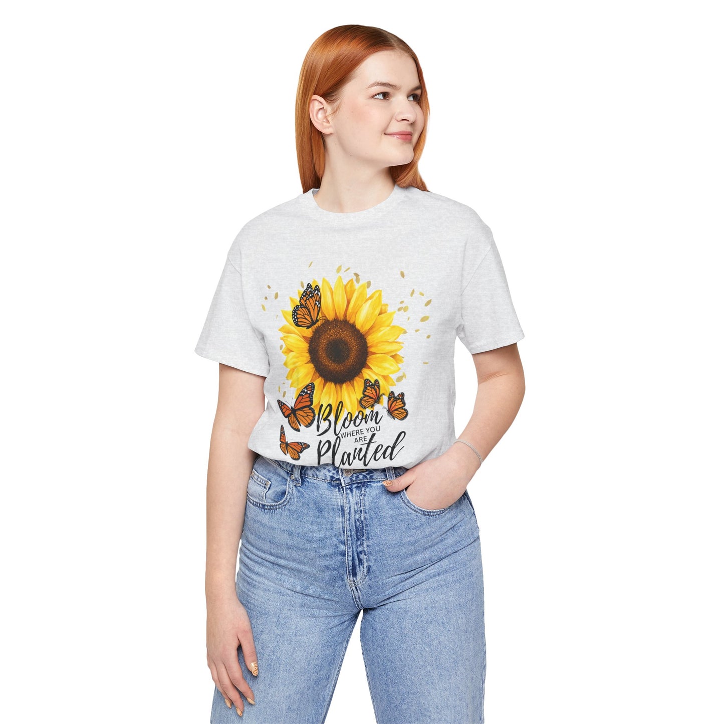 Sunflower Bloom Where You Are Planted Tee - 14920