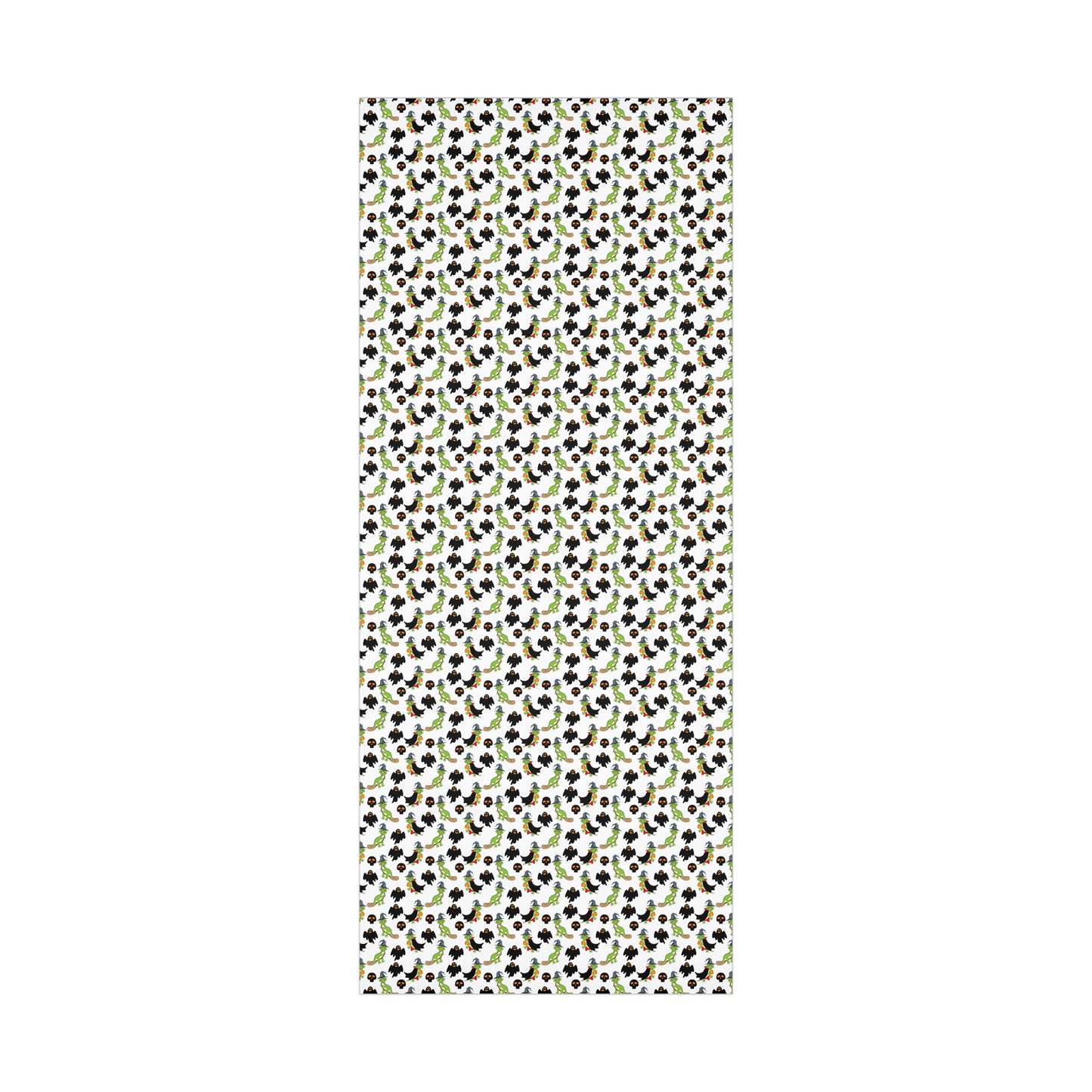 Green Dinosaur Witch  - Gift Wrap Papers - 13989