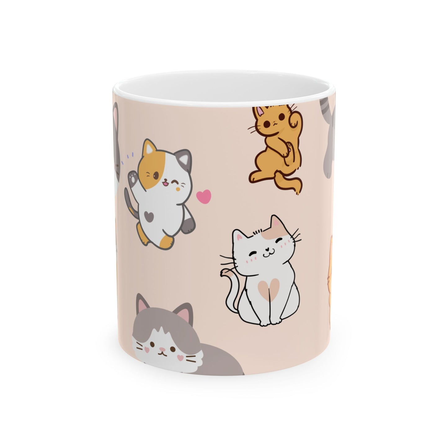 Cute Cats - Ceramic Mug, (11oz, 15oz) - 10903