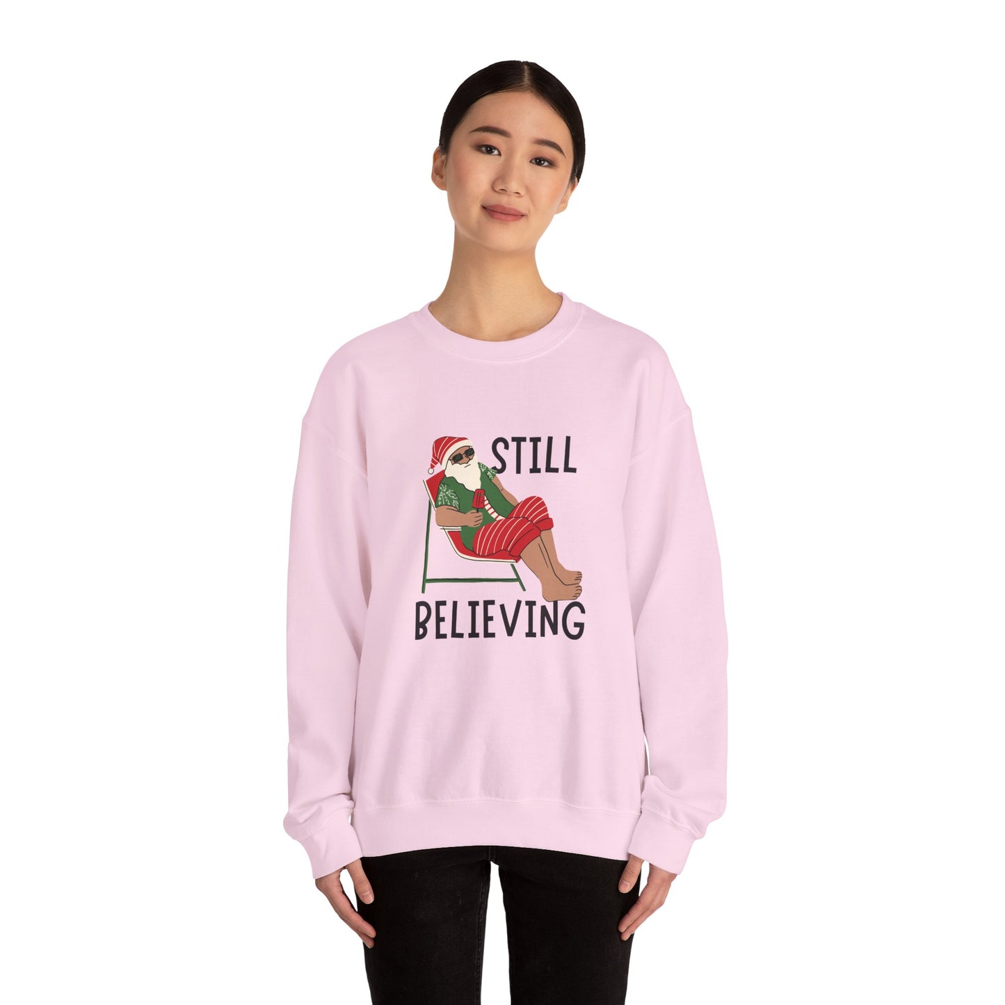 Santa, Still Believing - Unisex Heavy Blend™ Crewneck Sweatshirt