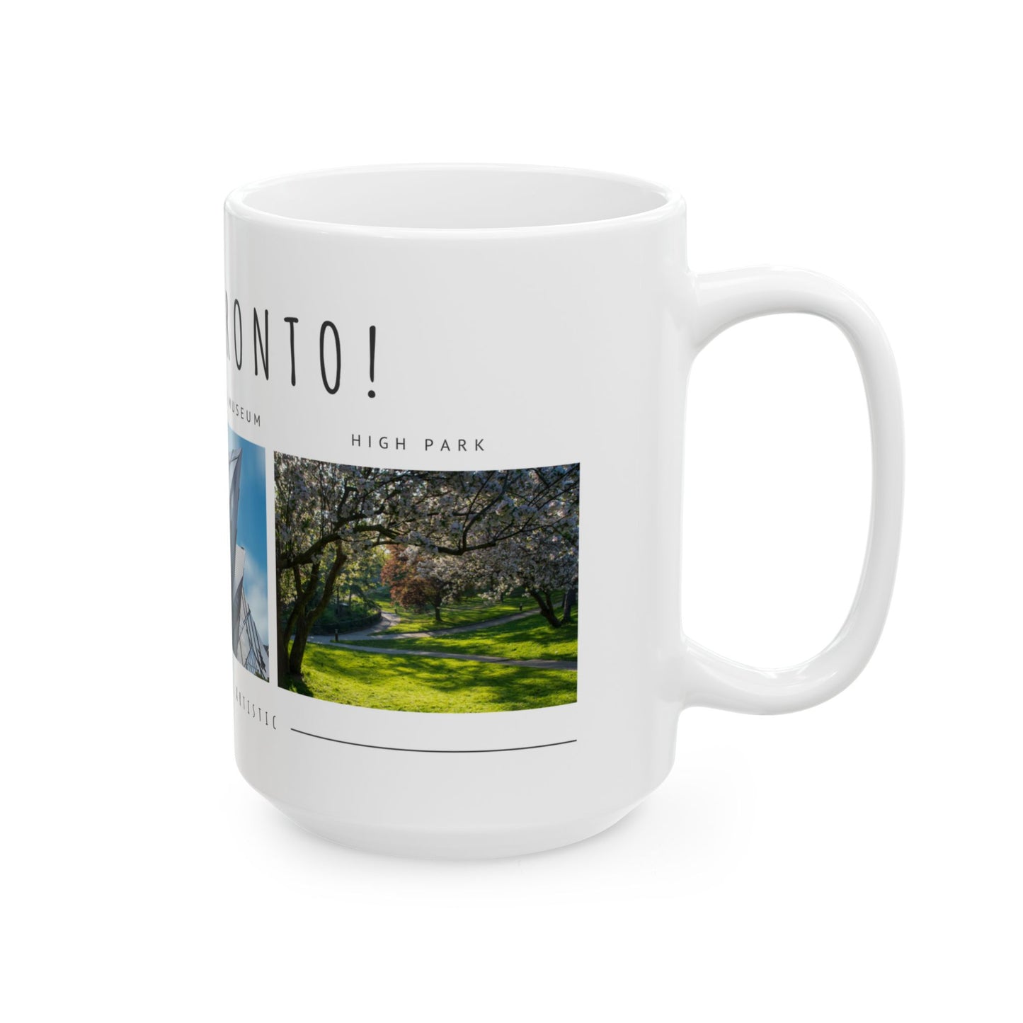 Hello Toronto Ceramic Mug - 11oz & 15oz, Perfect Gift for Travelers & City Lovers - 12020