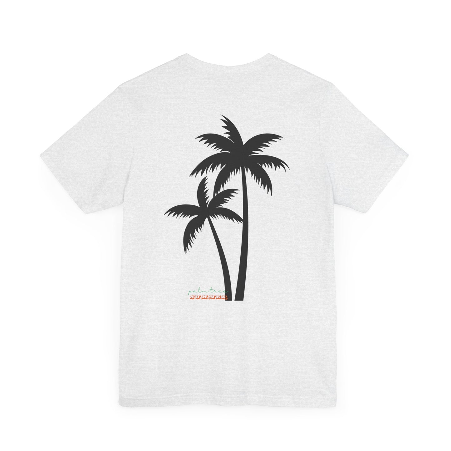 Summer, Palm Tree - Unisex Jersey Short Sleeve Tee