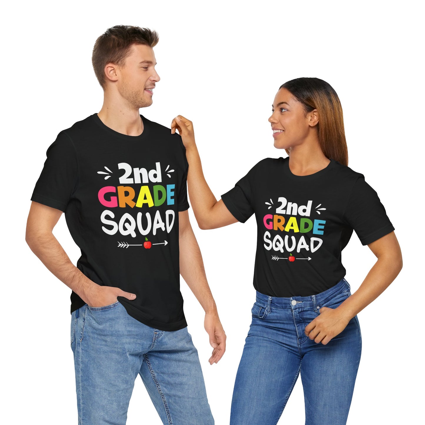 Teacher: 2nd Grade Squad - Unisex Jersey Short Sleeve Tee - 13532