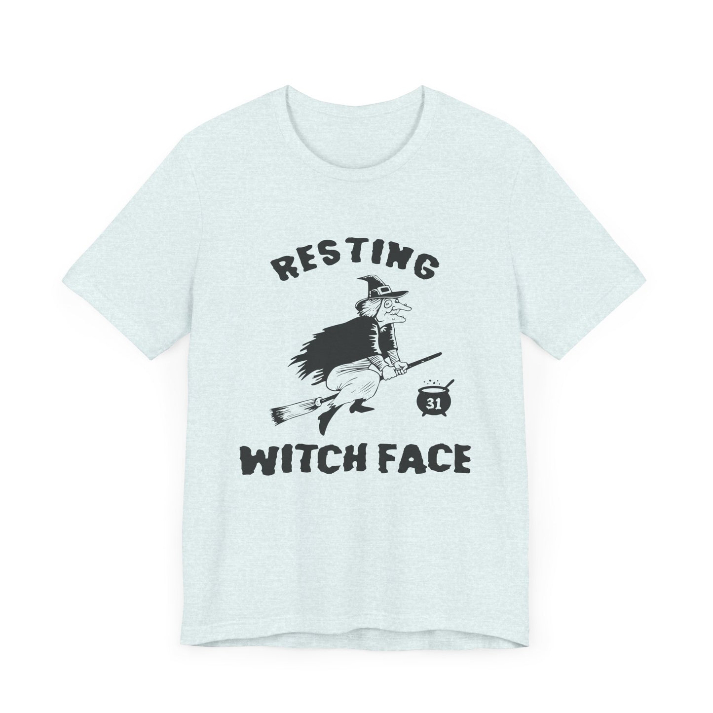 Halloween: Resting Witch Face - Unisex Jersey Short Sleeve Tee - 12665
