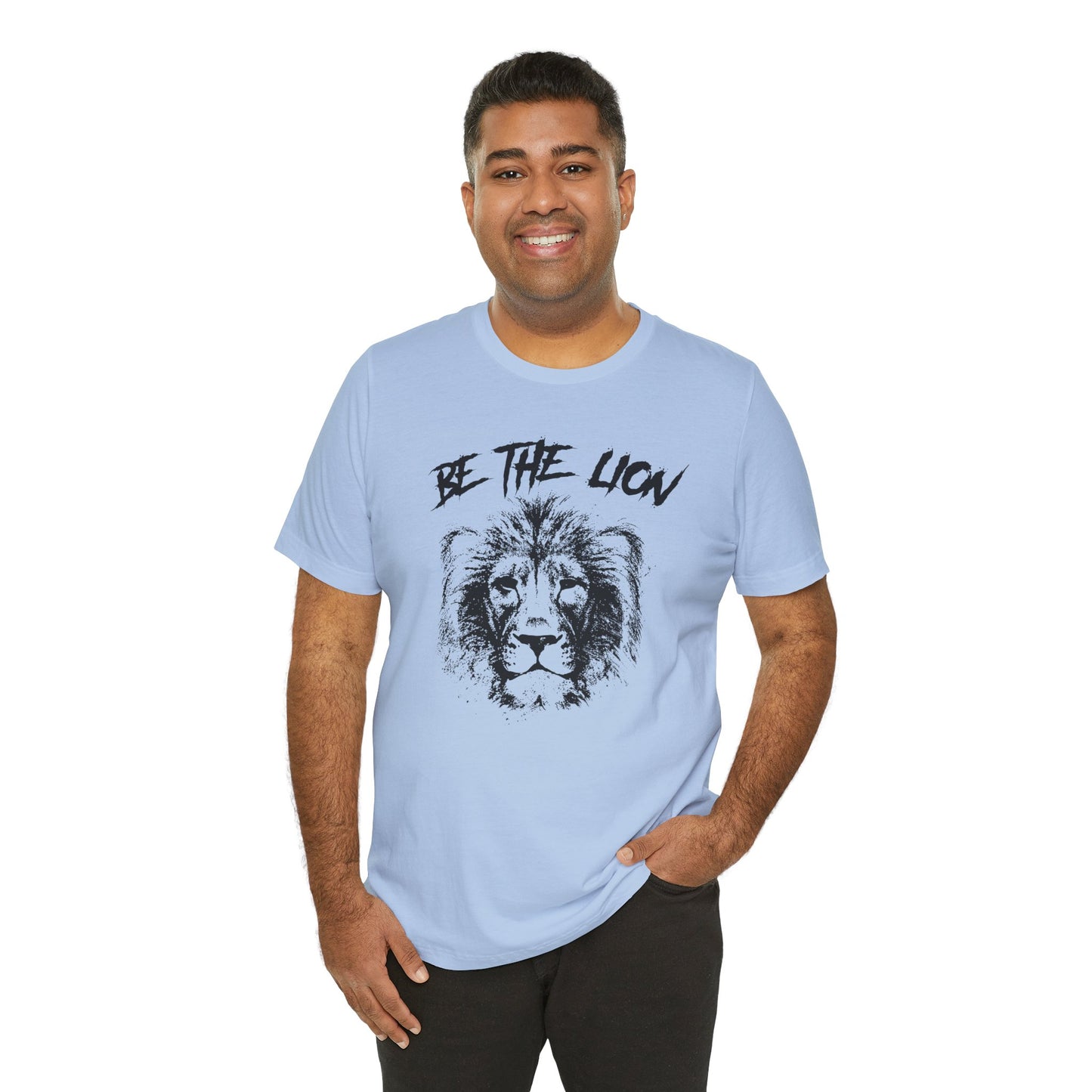 Gym: Be The Lion - Unisex Jersey Short Sleeve Tee