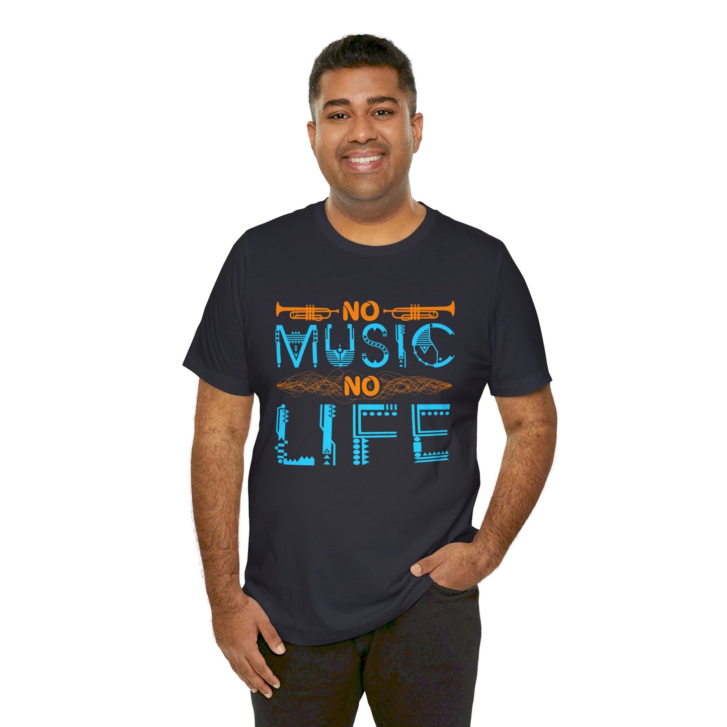 No Music No Life - Unisex Jersey Short Sleeve Tee