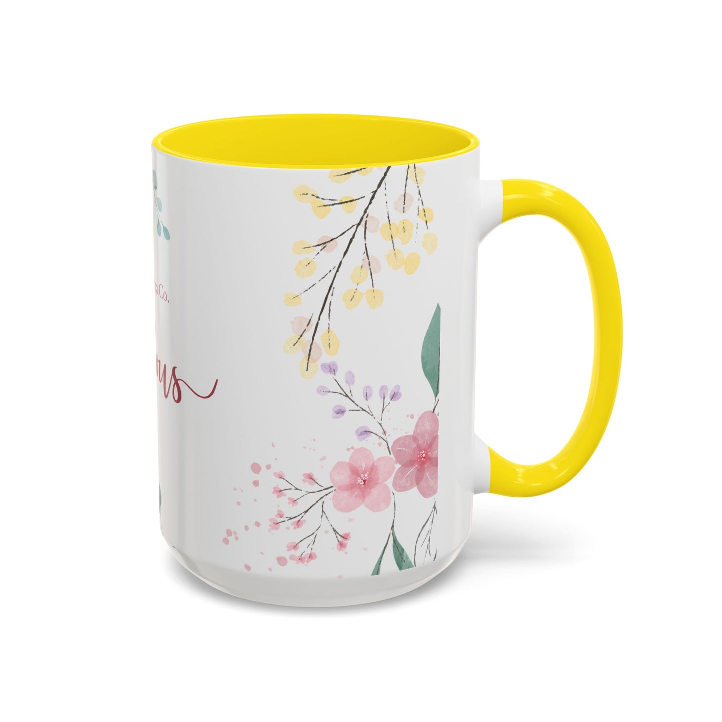 Fabulous, Name, Customizable - Accent Coffee Mug (11, 15oz) - 10965