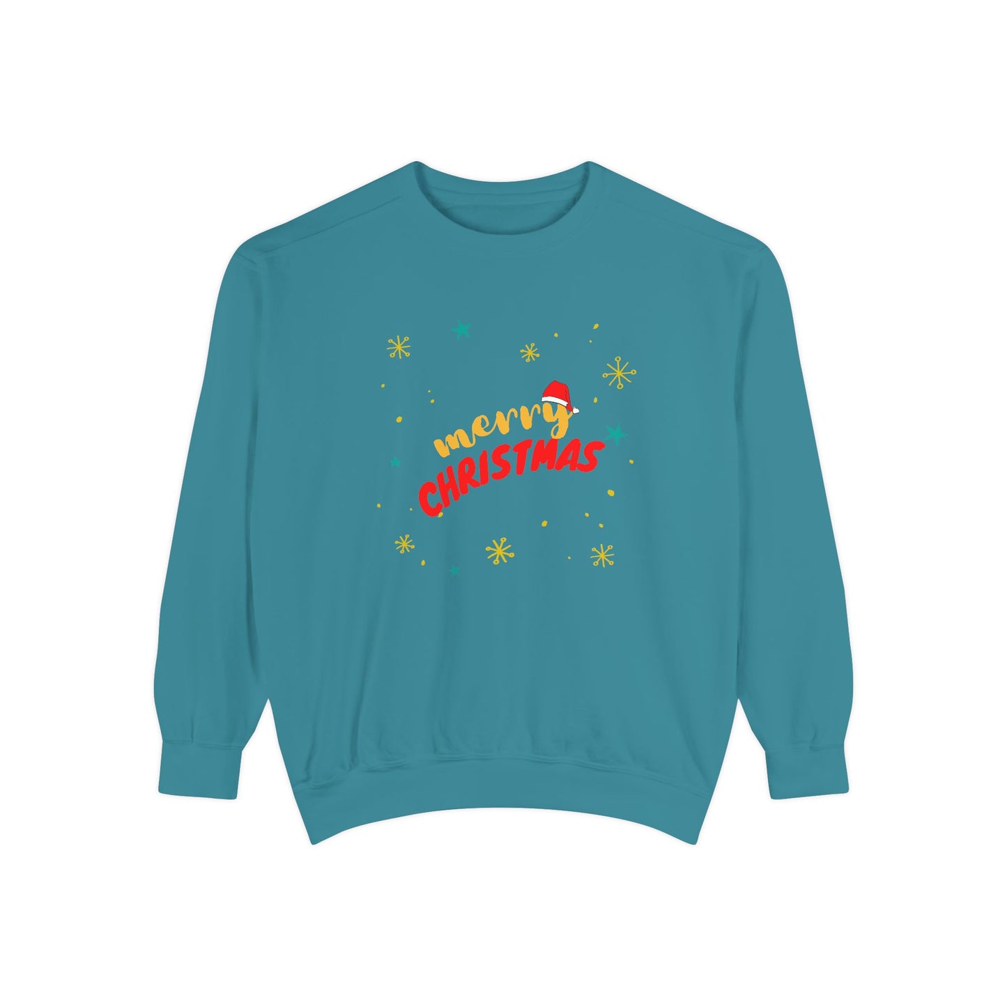 Merry Christmas - Unisex Garment-Dyed Sweatshirt