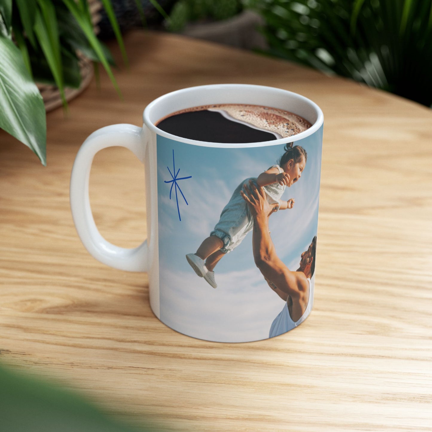 Personalized Father's Day Ceramic Mug - Father's Day Gift, Coffee Cup, Custom Mug, Dad Gift, 11oz/15oz - 14019