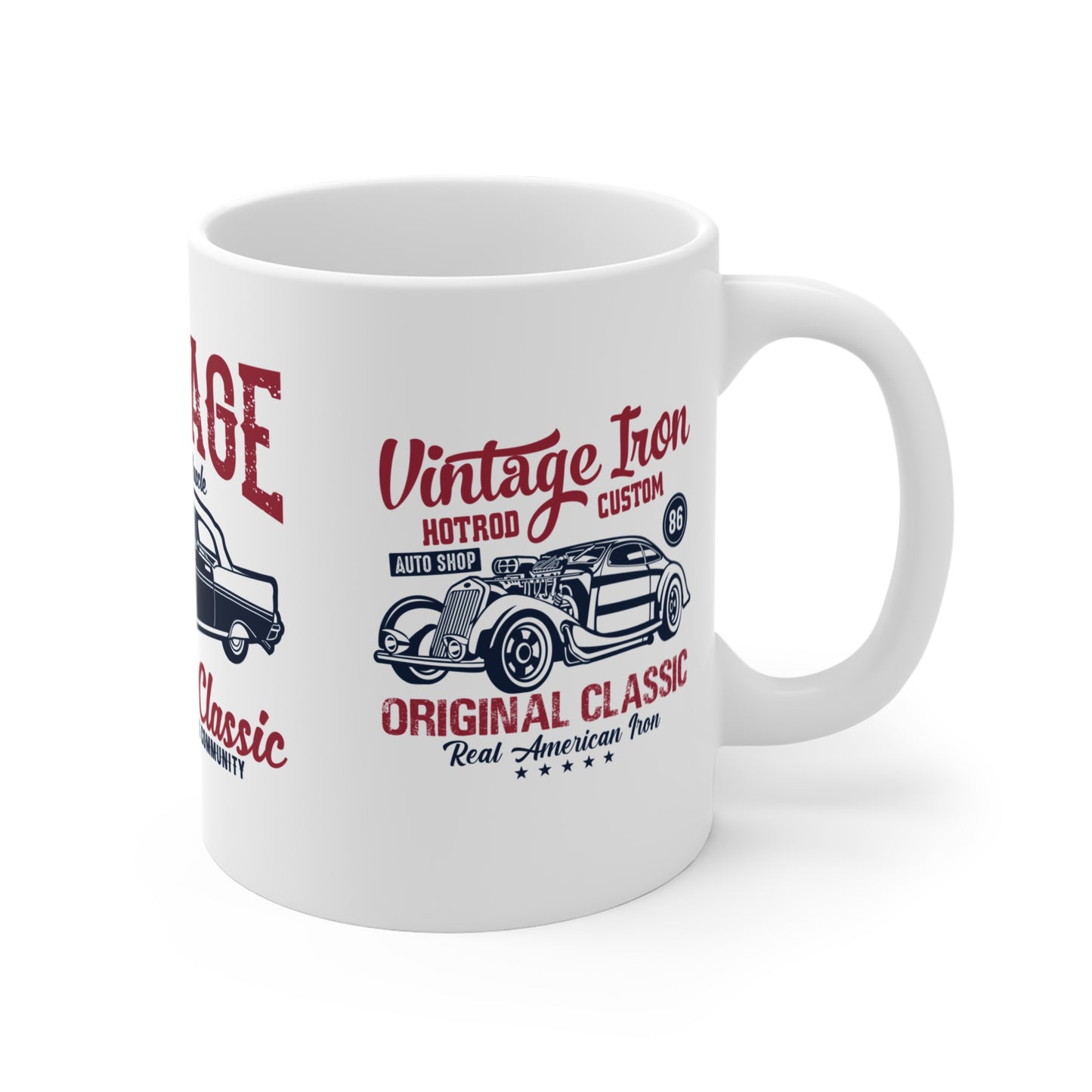 Vintage Custom Muscle, Original Classic - Mug 11oz