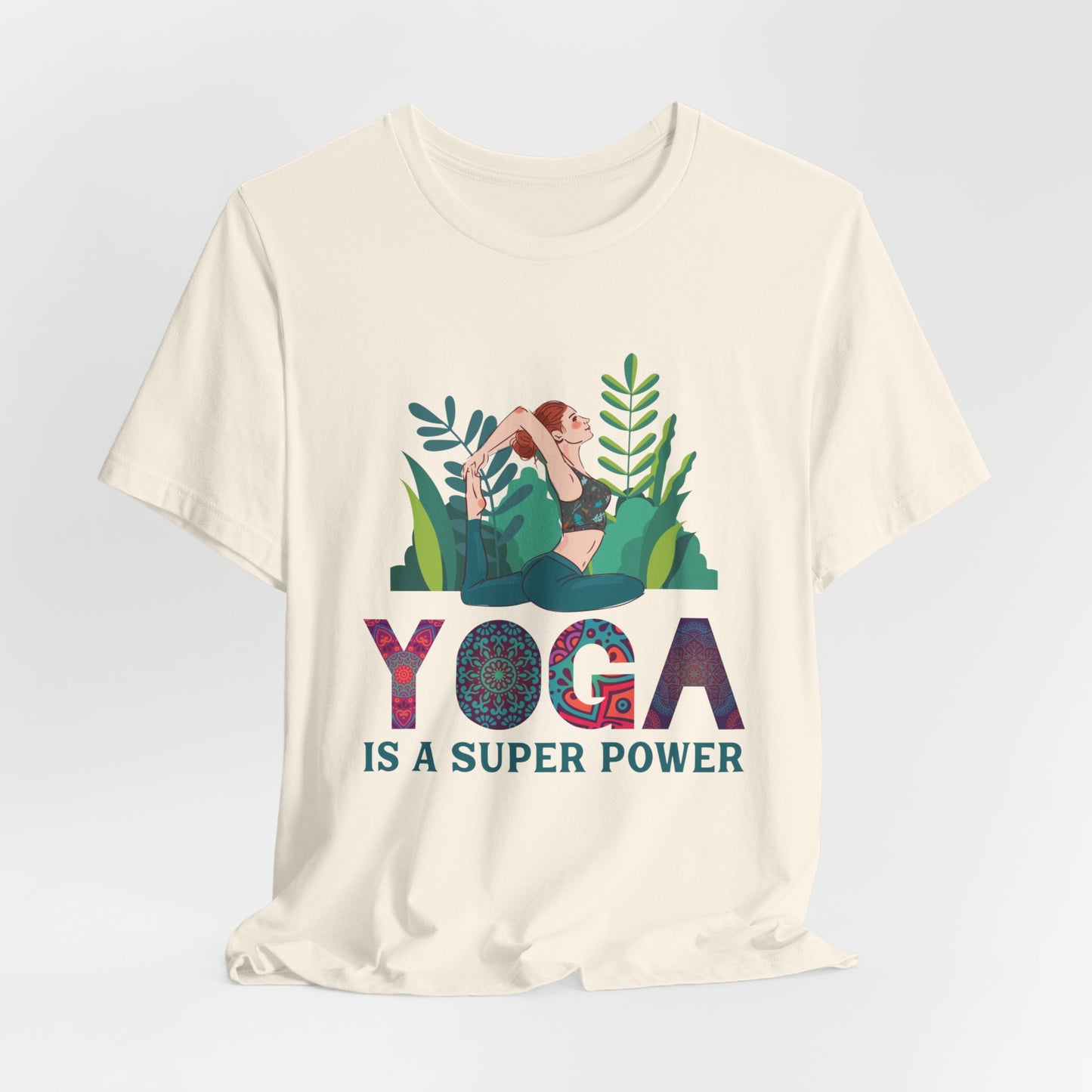 Yoga Is A Super Power - Unisex Jersey Short Sleeve Tee