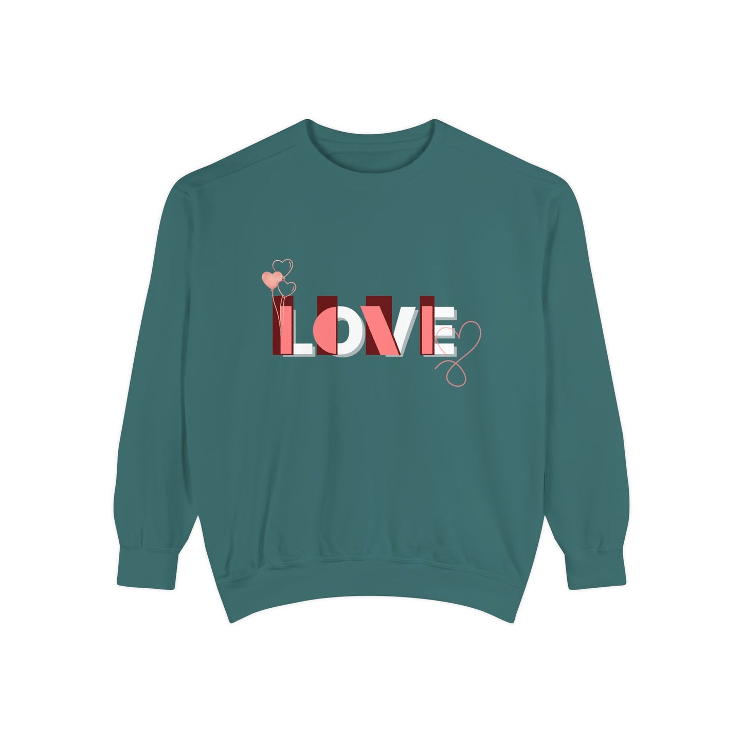 love - Unisex Garment-Dyed Sweatshirt - 11022