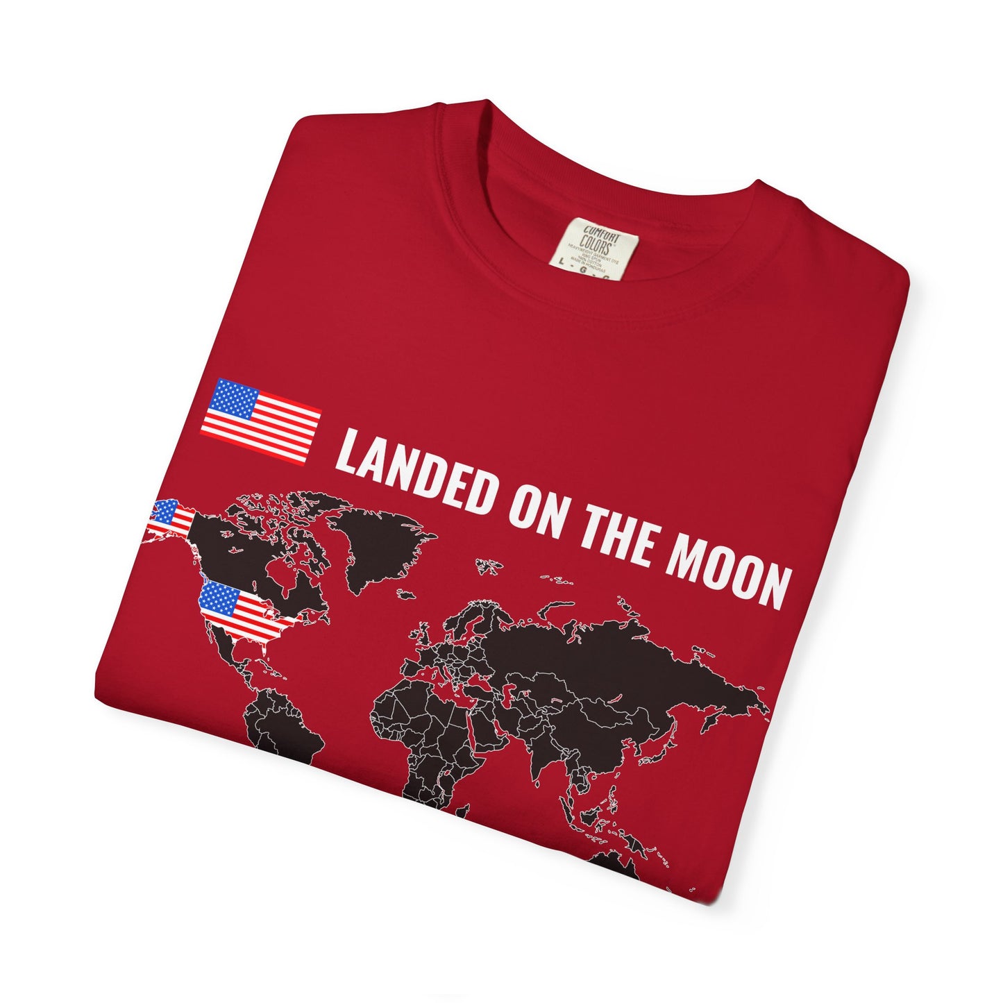 USA, Moon Landing Unisex T-Shirt | Vintage Space Vibe, July 4th - 13735