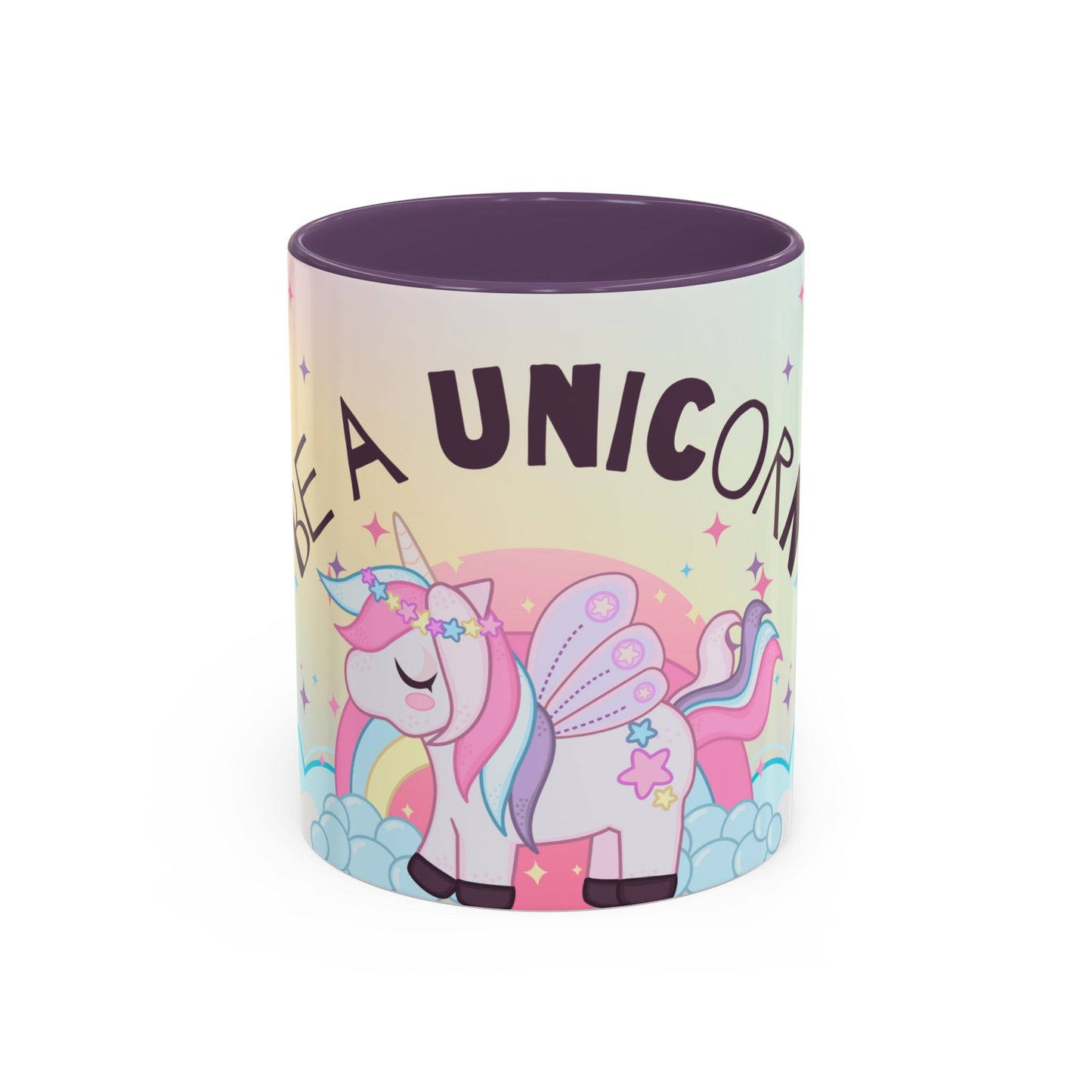 Be A Unicorn - Accent Coffee Mug (11, 15oz) - 11007