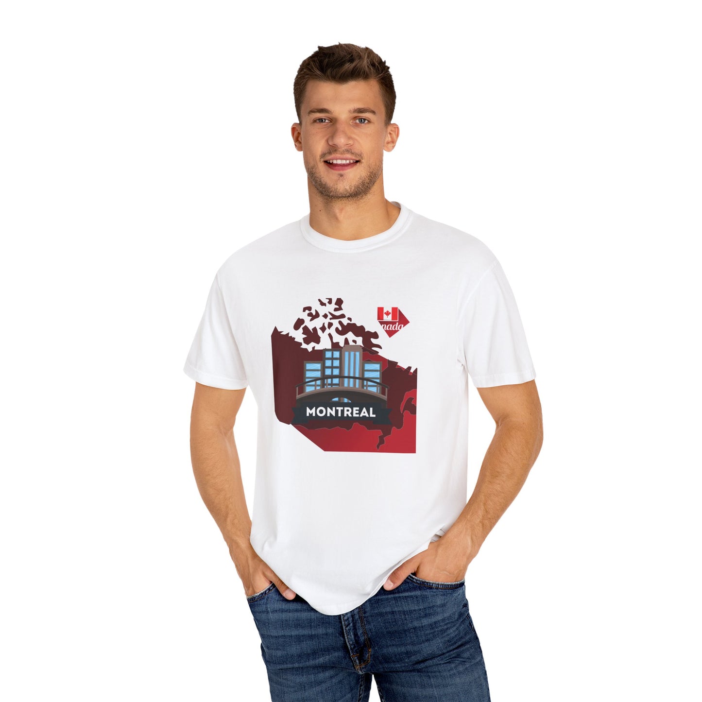 Montreal Graphic Unisex T-Shirt - Perfect for Travelers & Locals - 12201