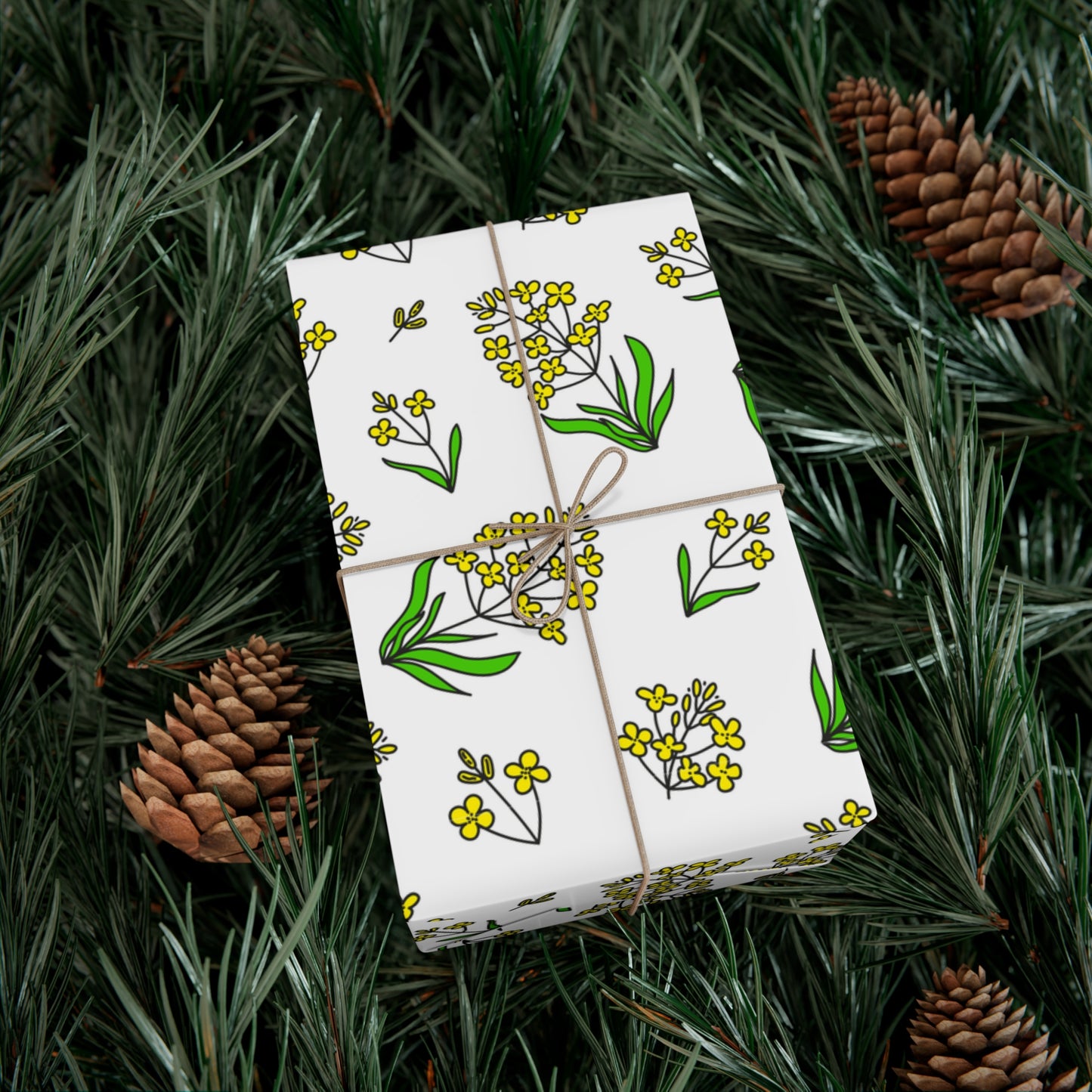 Yellow Flowers - Gift Wrap Papers - 20210