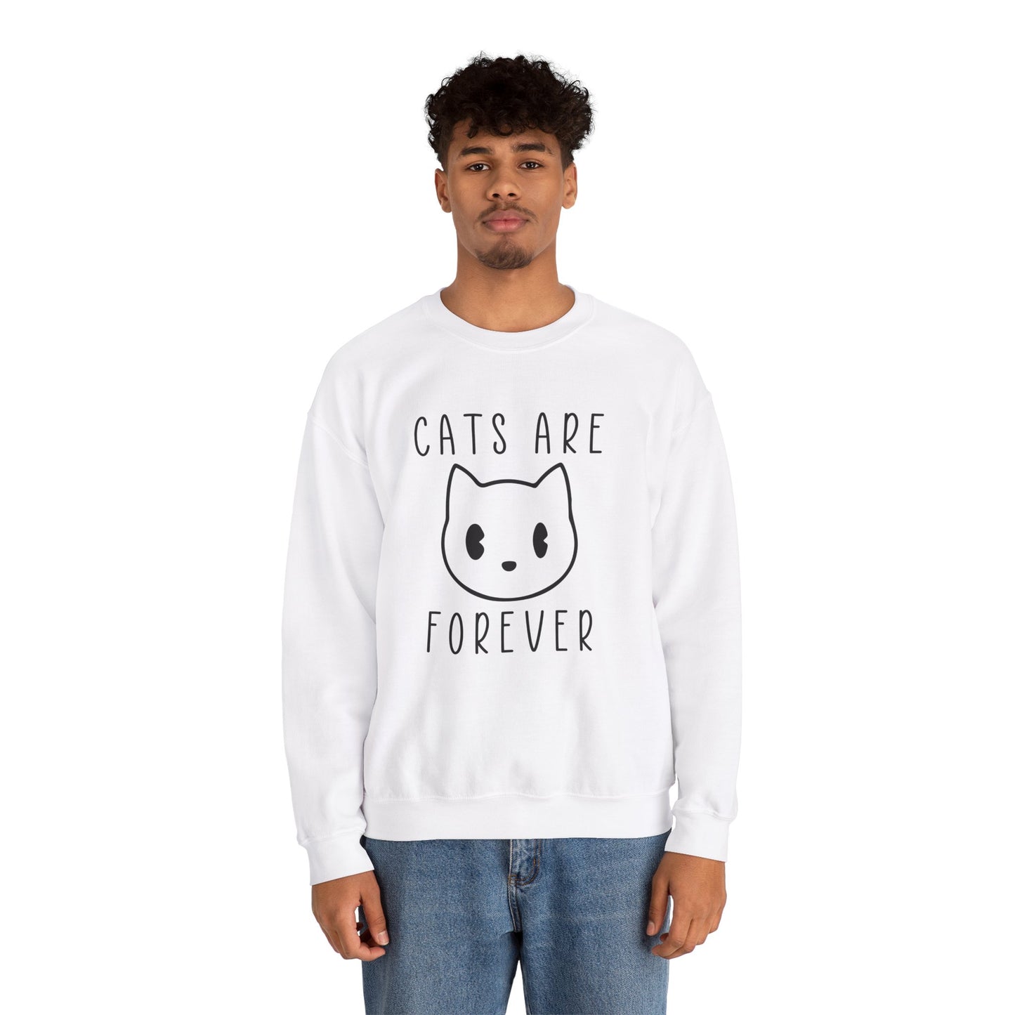 Cats Are Forever - Unisex Heavy Blend™ Crewneck Sweatshirt