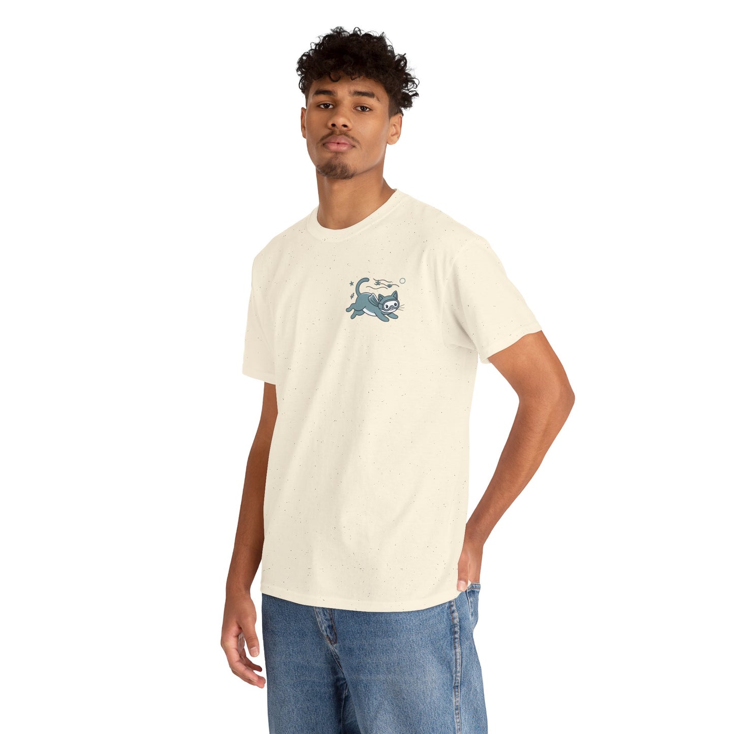 Sea Cats T-Shirt — Cute Underwater Cat Graphic Tee, Ocean Cat Lover Gift - 14869
