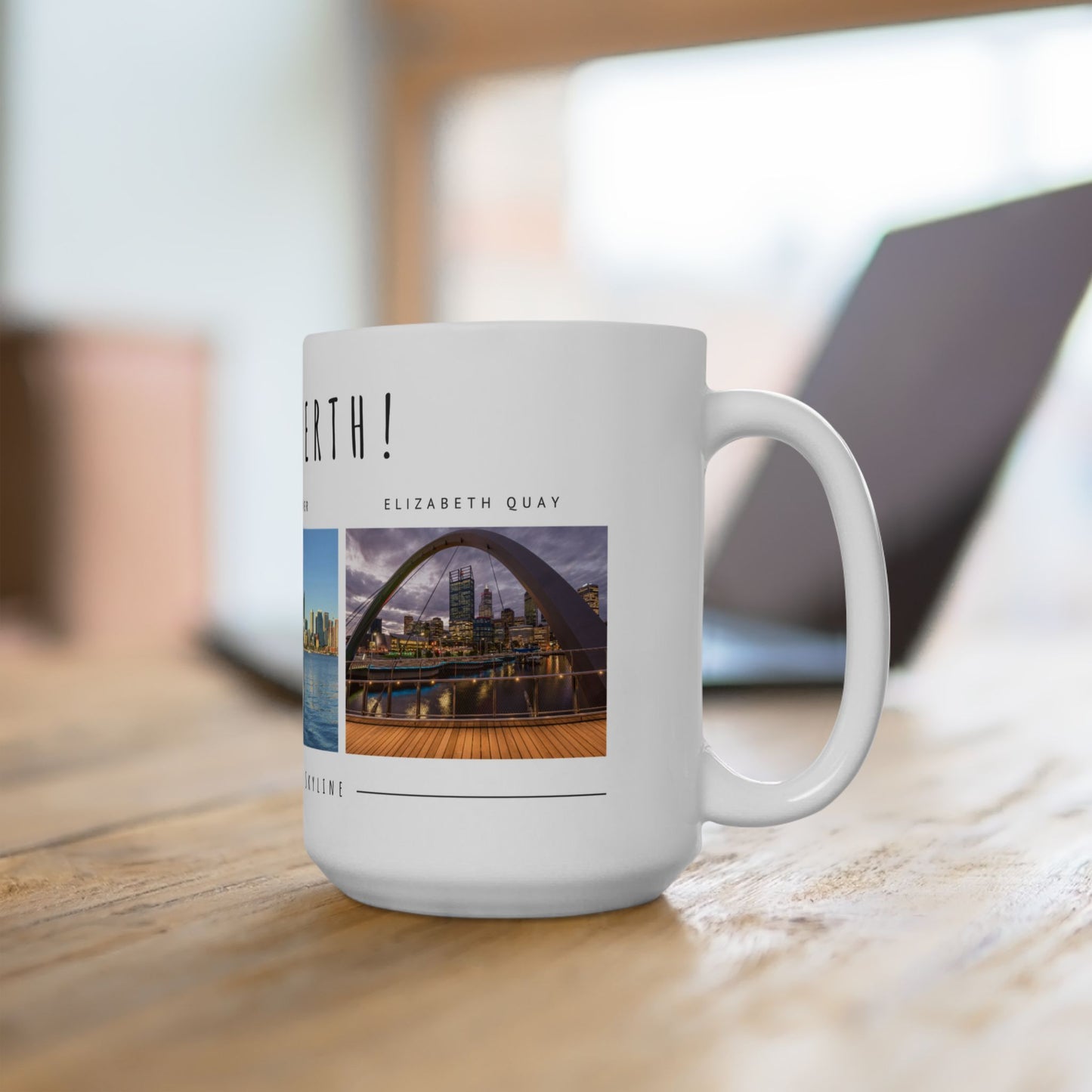 Hello Perth! Scenic Ceramic Mug - 11oz & 15oz - 12178