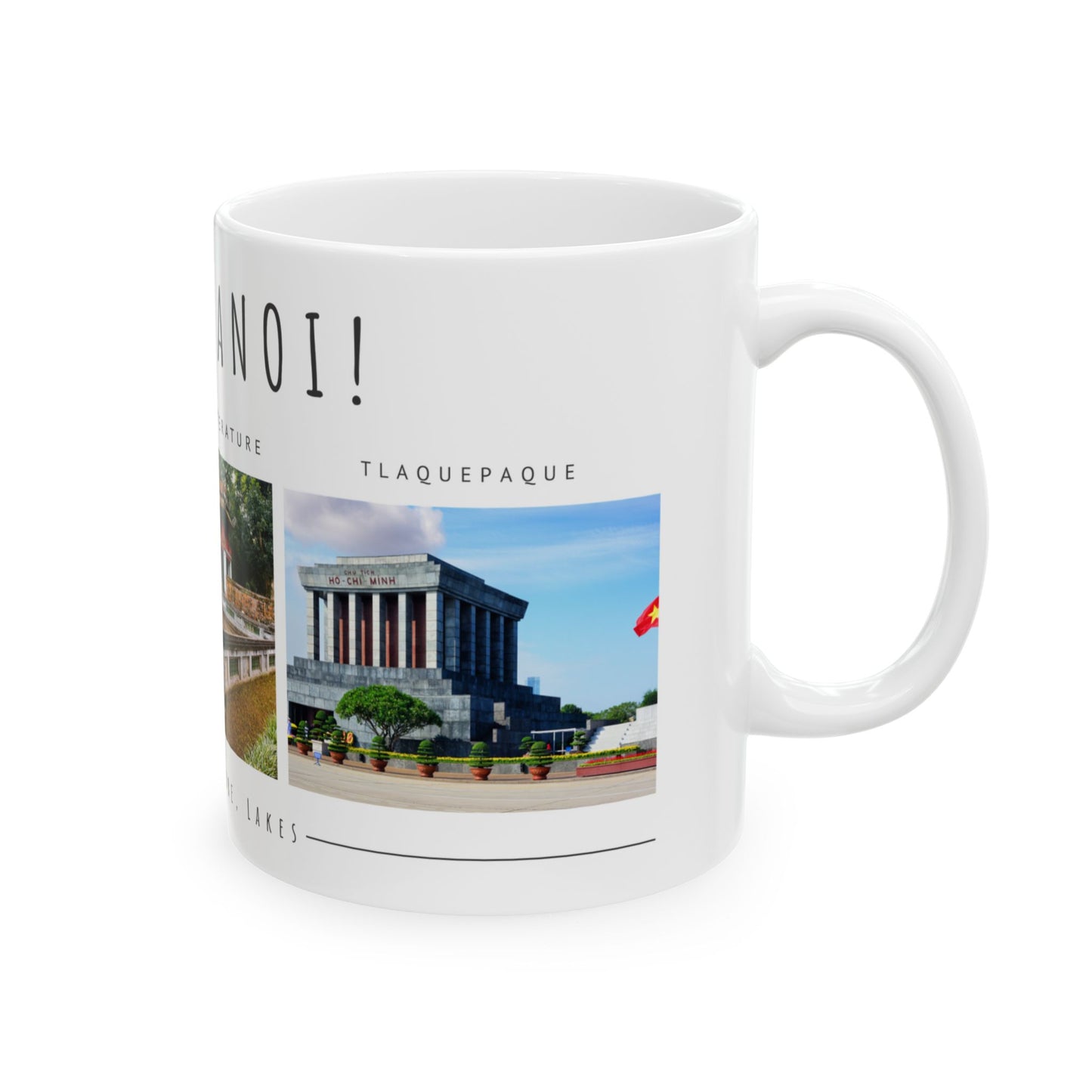 Hello Hanoi! Ceramic Mug - 11oz & 15oz - A Journey Through Vietnam's Culture - 12210