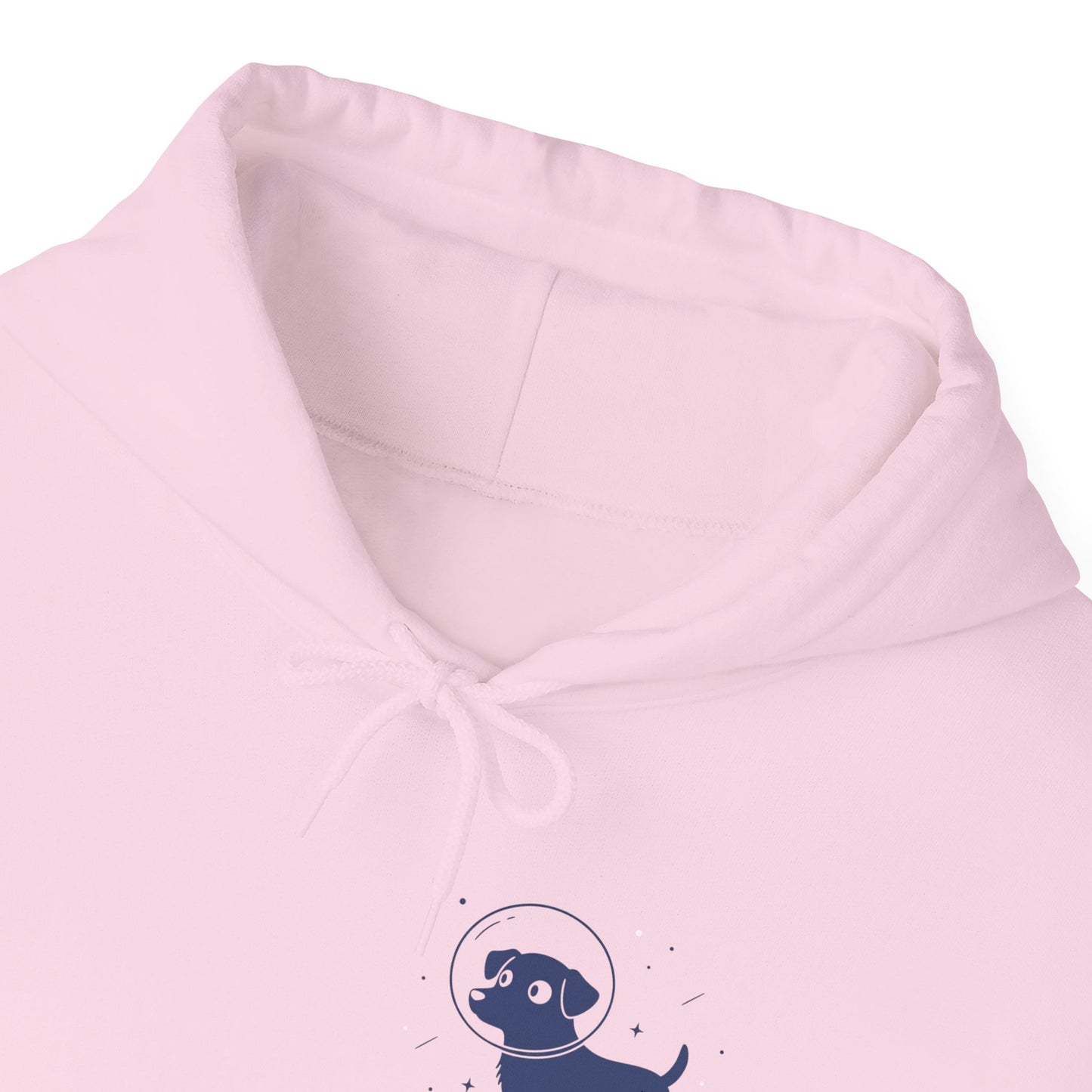 Dog in Space Hoodie – Space Puppy Graphic Hooded Sweatshirt, Unisex Heavy Blend™ - 14679
