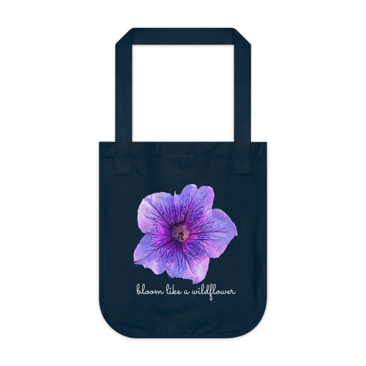 Organic Canvas Tote Bag | Wildflower Lovers