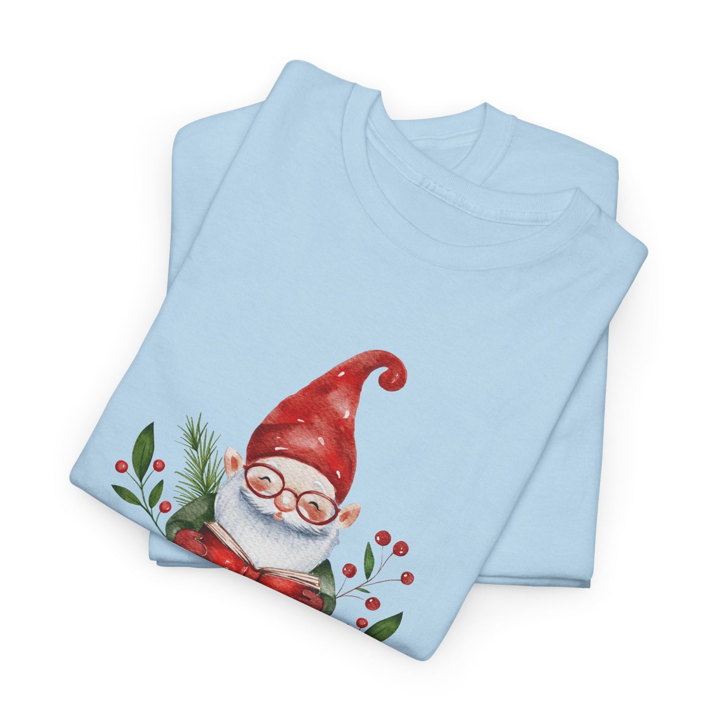 Gnome, Bookmas - Unisex Heavy Cotton Tee - 10771