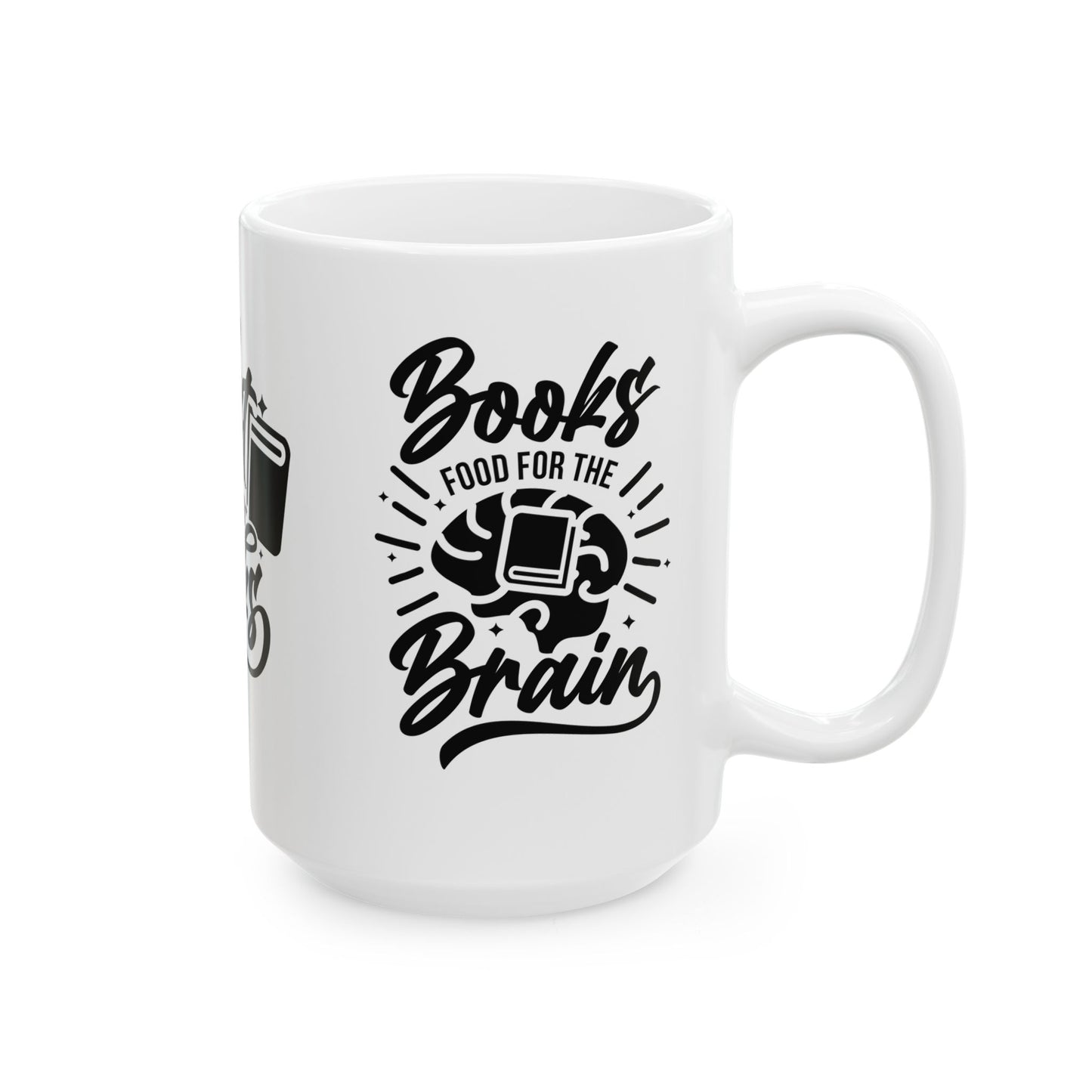 Blast Off With Books - Ceramic Mug, (11oz, 15oz) - 10688