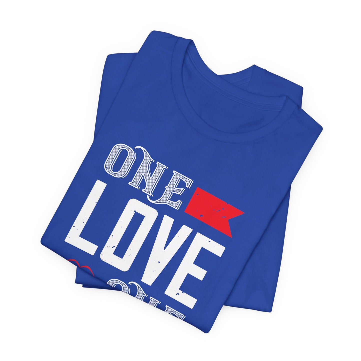 One Love One Heart - Unisex Jersey Short Sleeve Tee