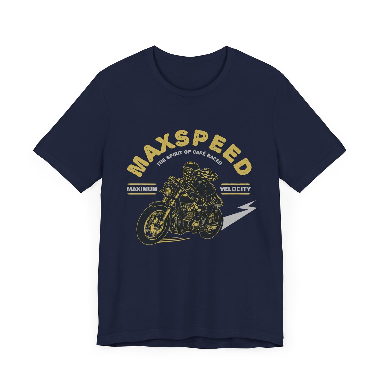 Maxspeed, The Spirit of Cafe Racer - Unisex Jersey Short Sleeve Tee