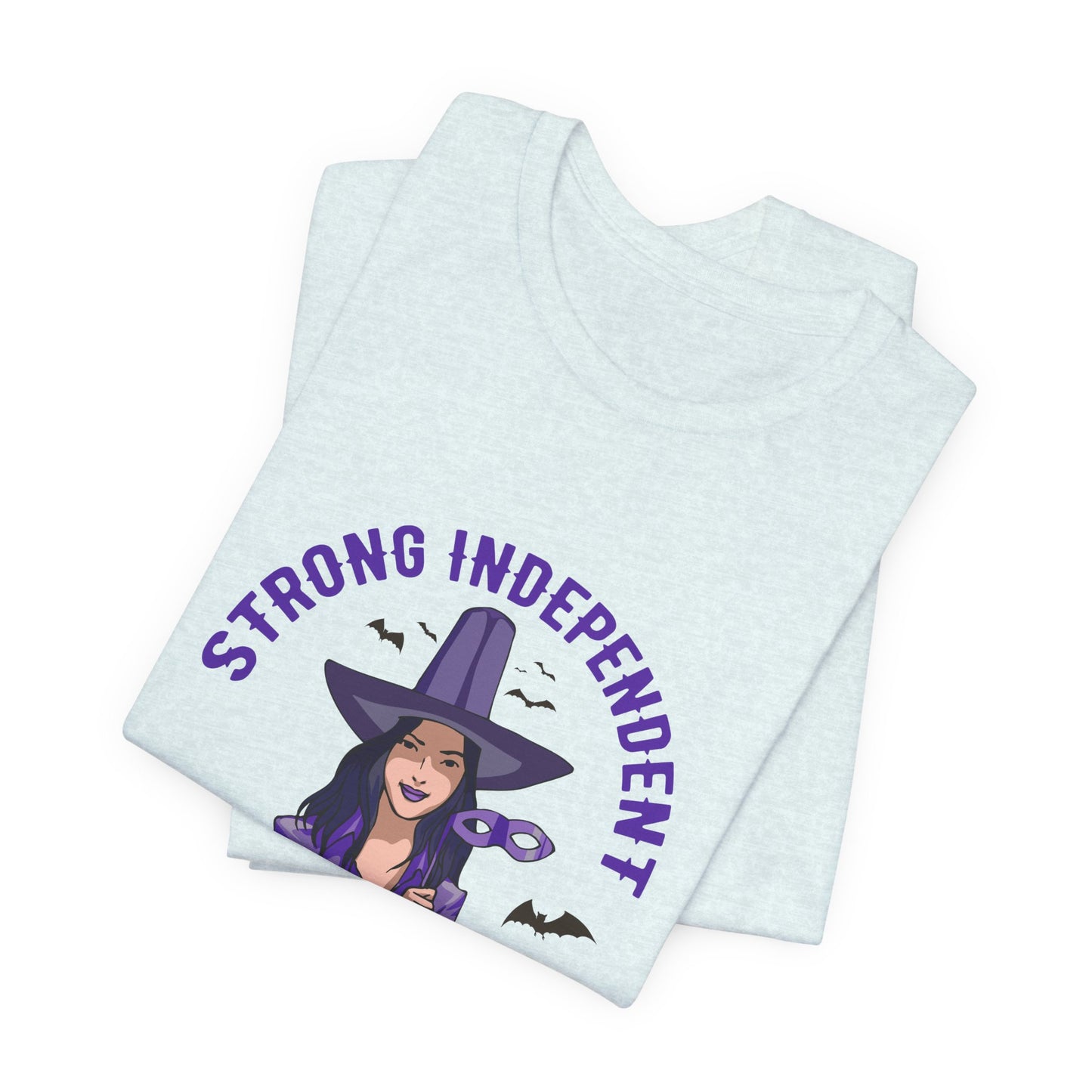 Halloween: Strong Independent Witch - Unisex Jersey Short Sleeve Tee