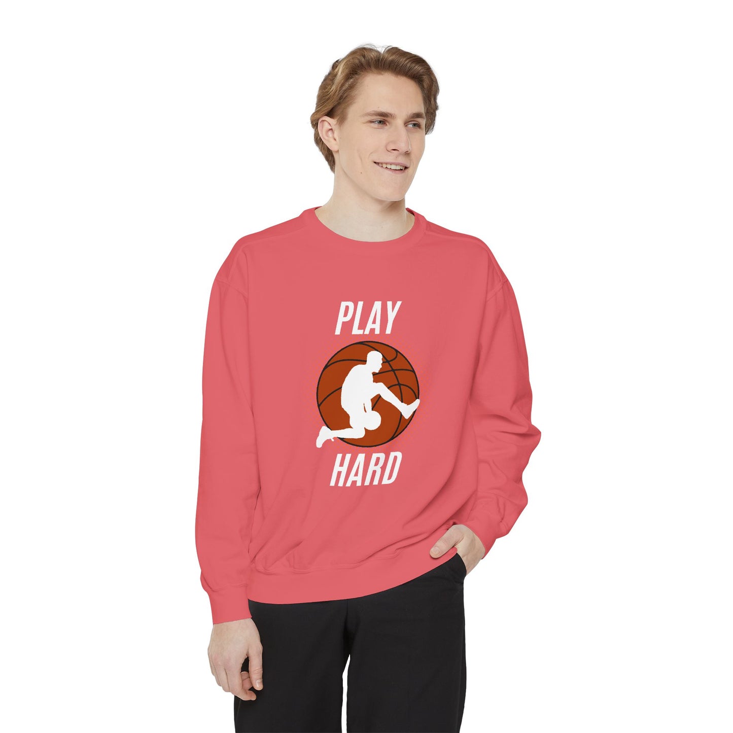 Play Hard - Unisex Garment-Dyed Sweatshirt - 10576