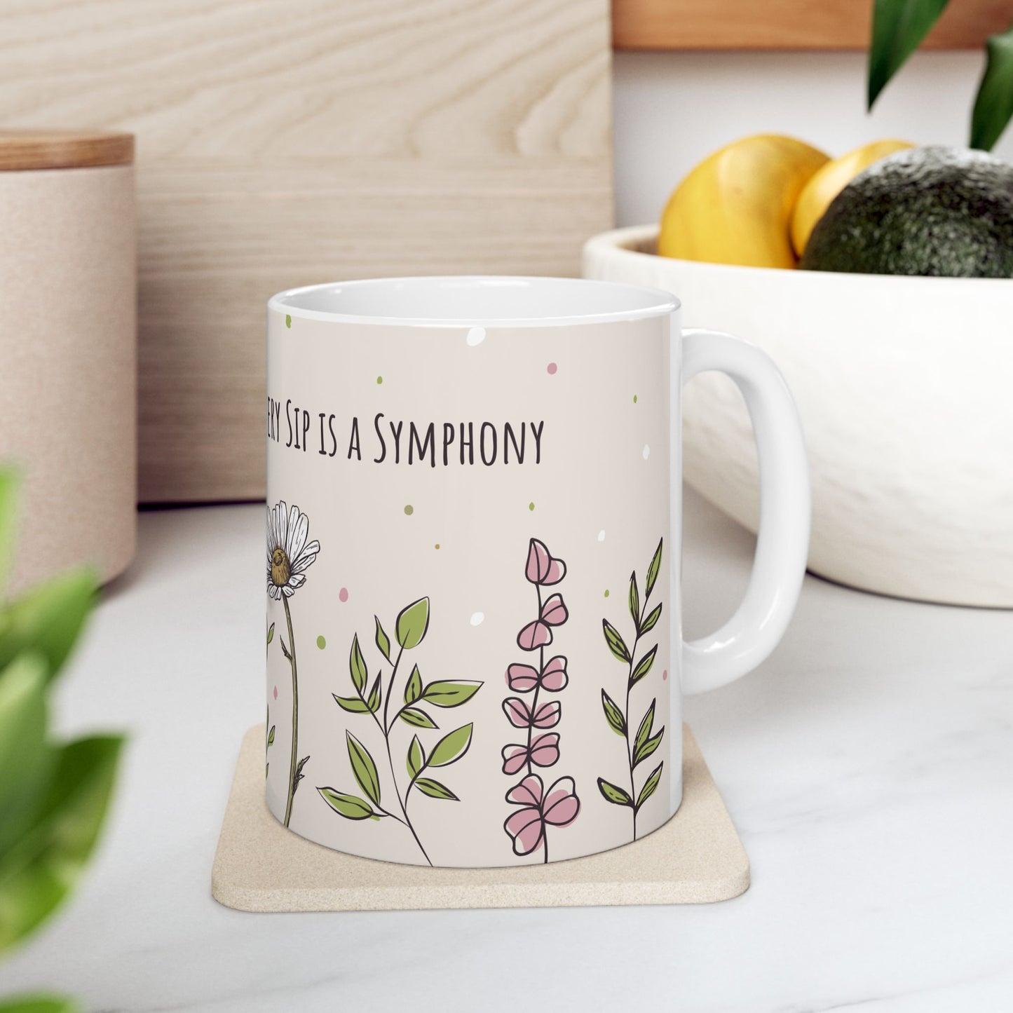 Blooms of Bliss - Ceramic Mug, (11oz, 15oz) - 10901