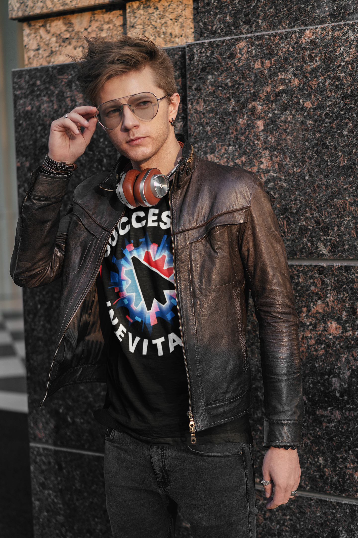 Success Is Inevitable T-Shirt – Motivational Graphic Tee with Cursor Design - 14884