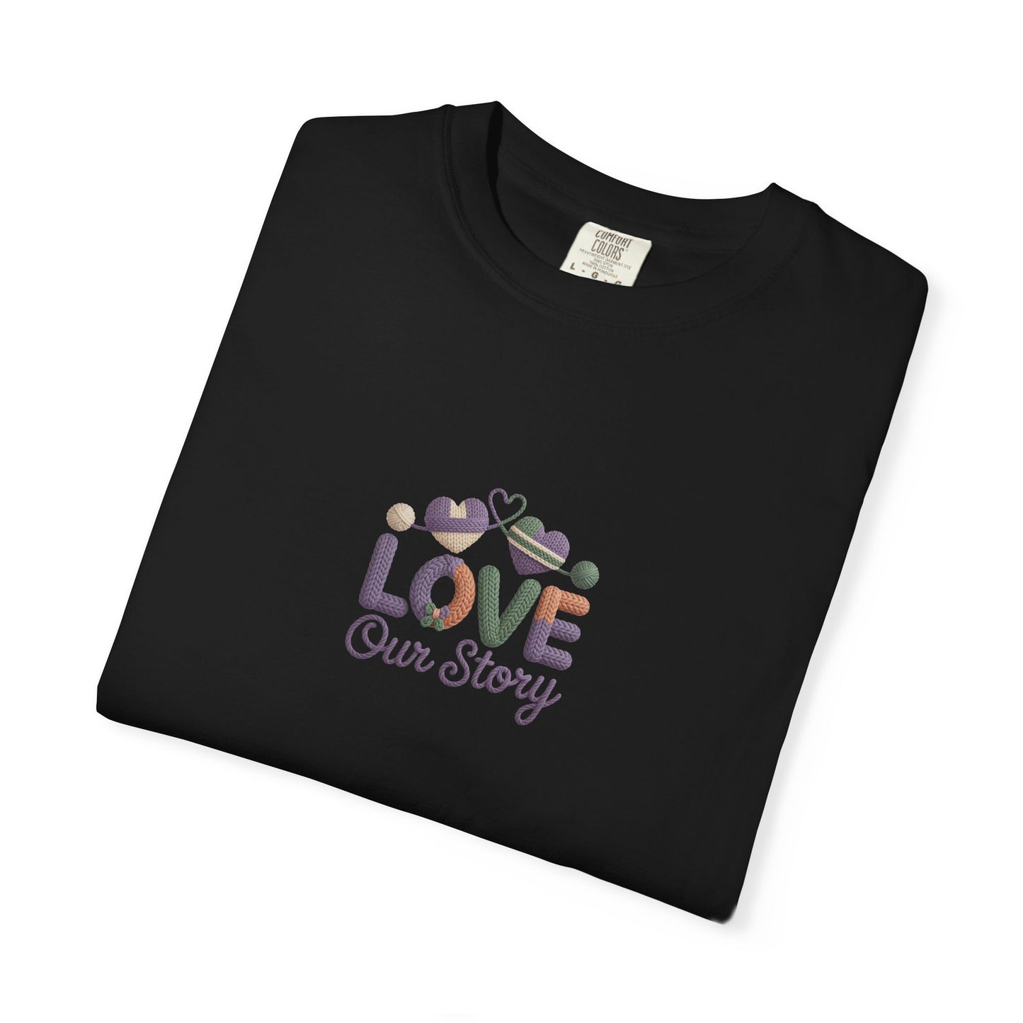 Our Story Valentine Graphic T-Shirt — Custom Placement & Size, Couple Gift - 14750