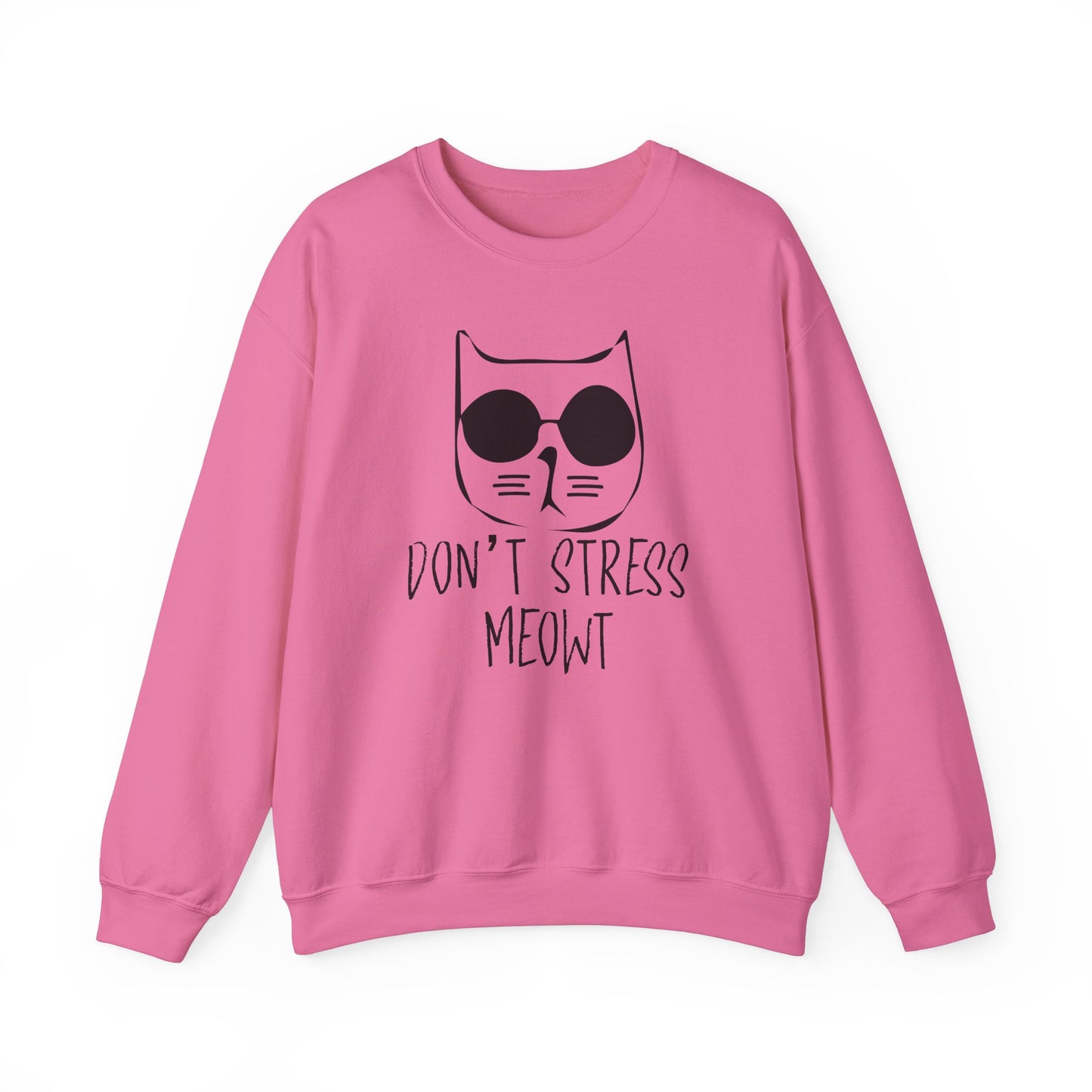 Don't Stress Meowt - Unisex Heavy Blend™ Crewneck Sweatshirt