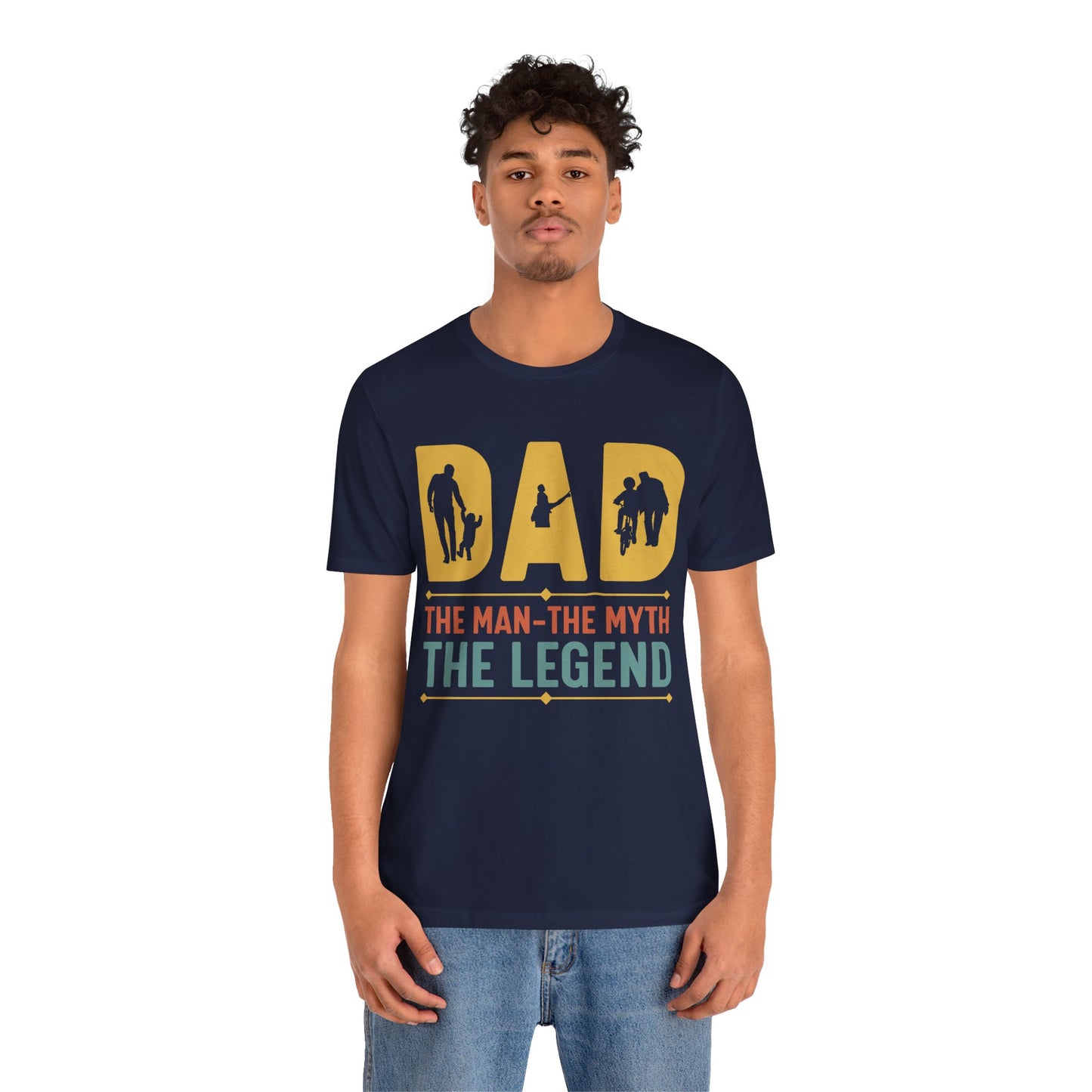 Dad, The Man, The Myth, The Legend - Unisex Jersey Short Sleeve Tee - 13728