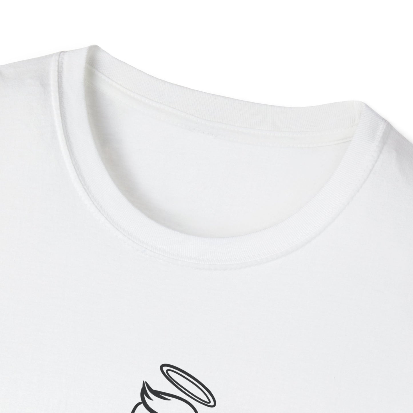 Angel Baby Momma Unisex Softstyle T-Shirt - Perfect for Mother's Day and Everyday Wear - 11828