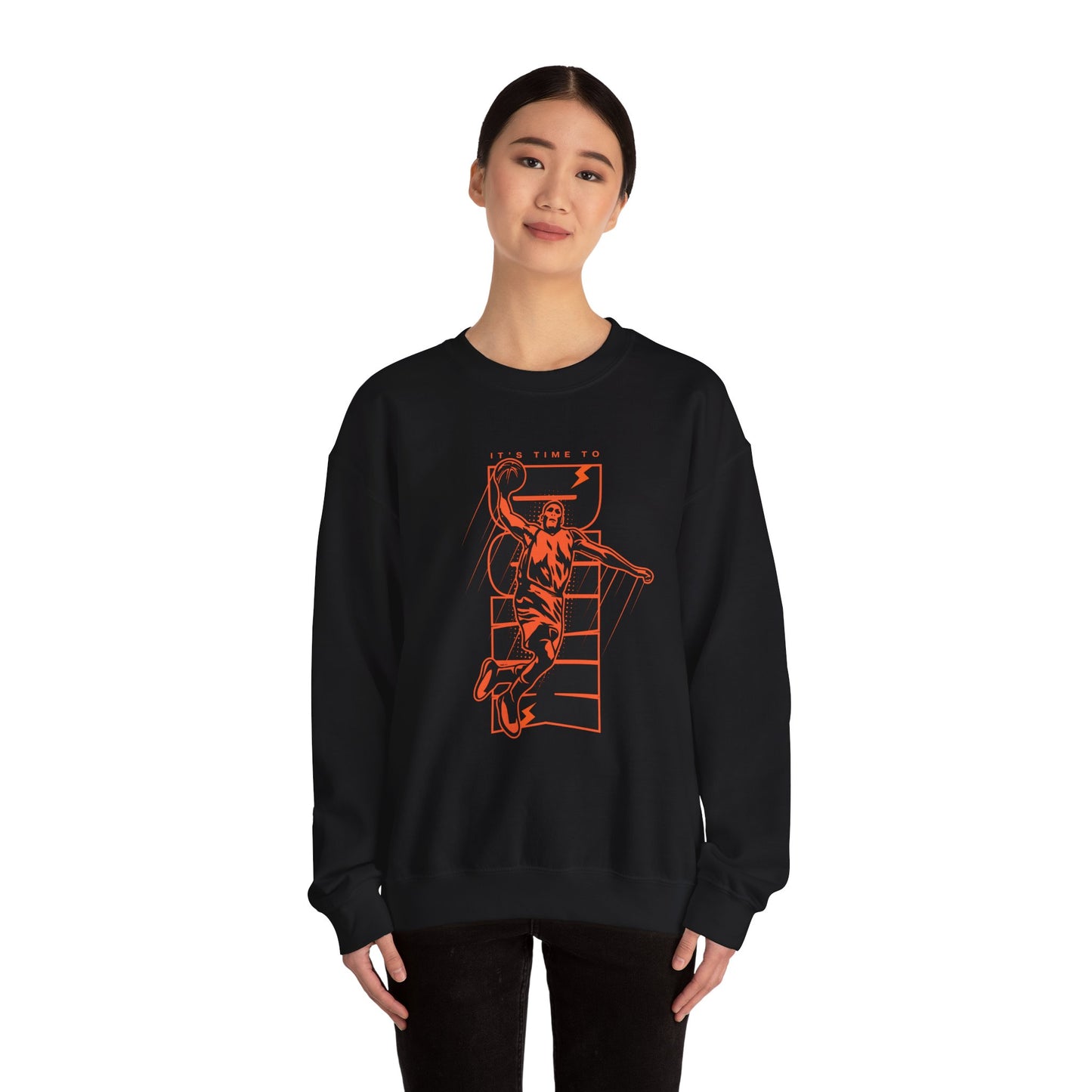 It's Time to Dunk - Unisex Heavy Blend™ Crewneck Sweatshirt - 10575