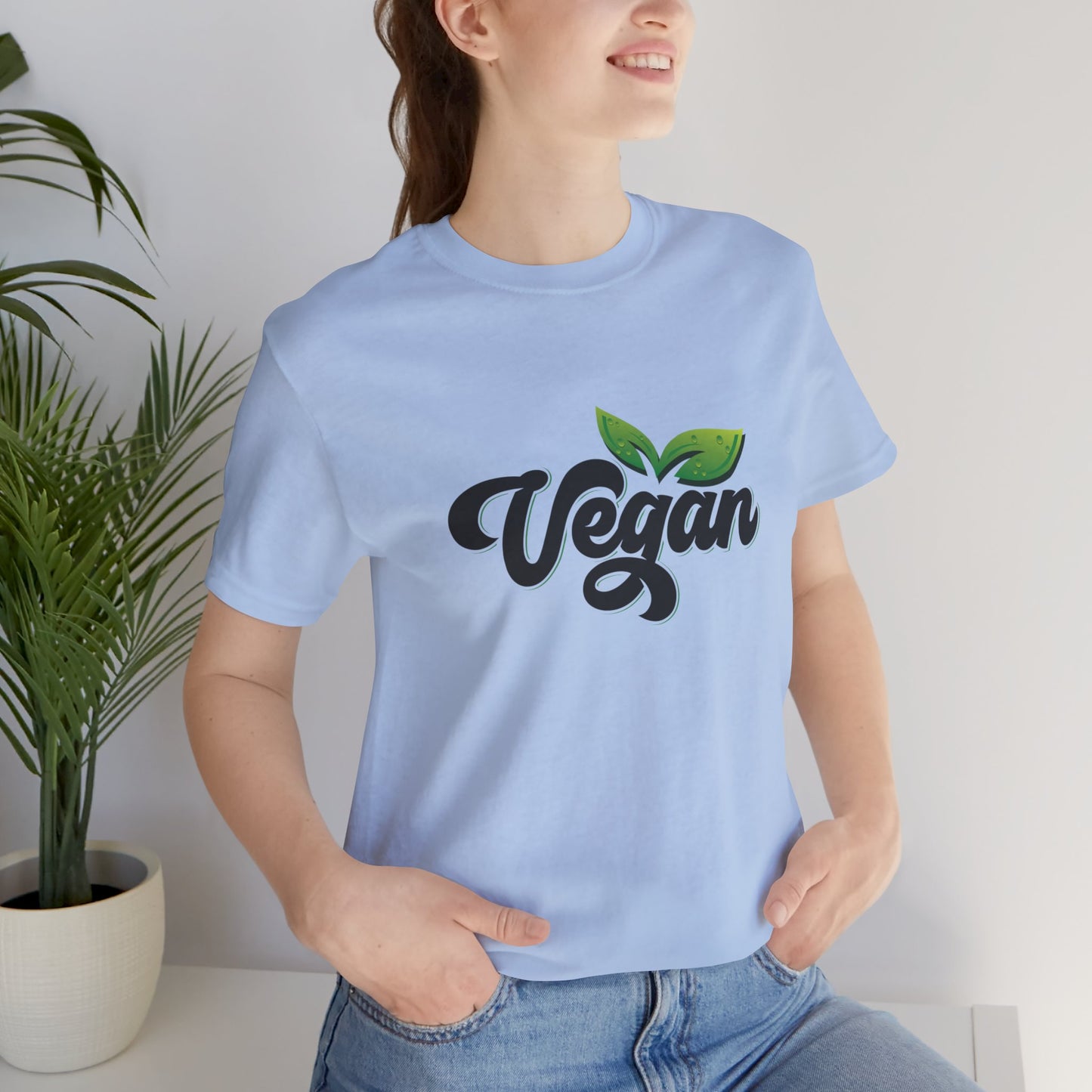 Vegan - Unisex Jersey Short Sleeve Tee