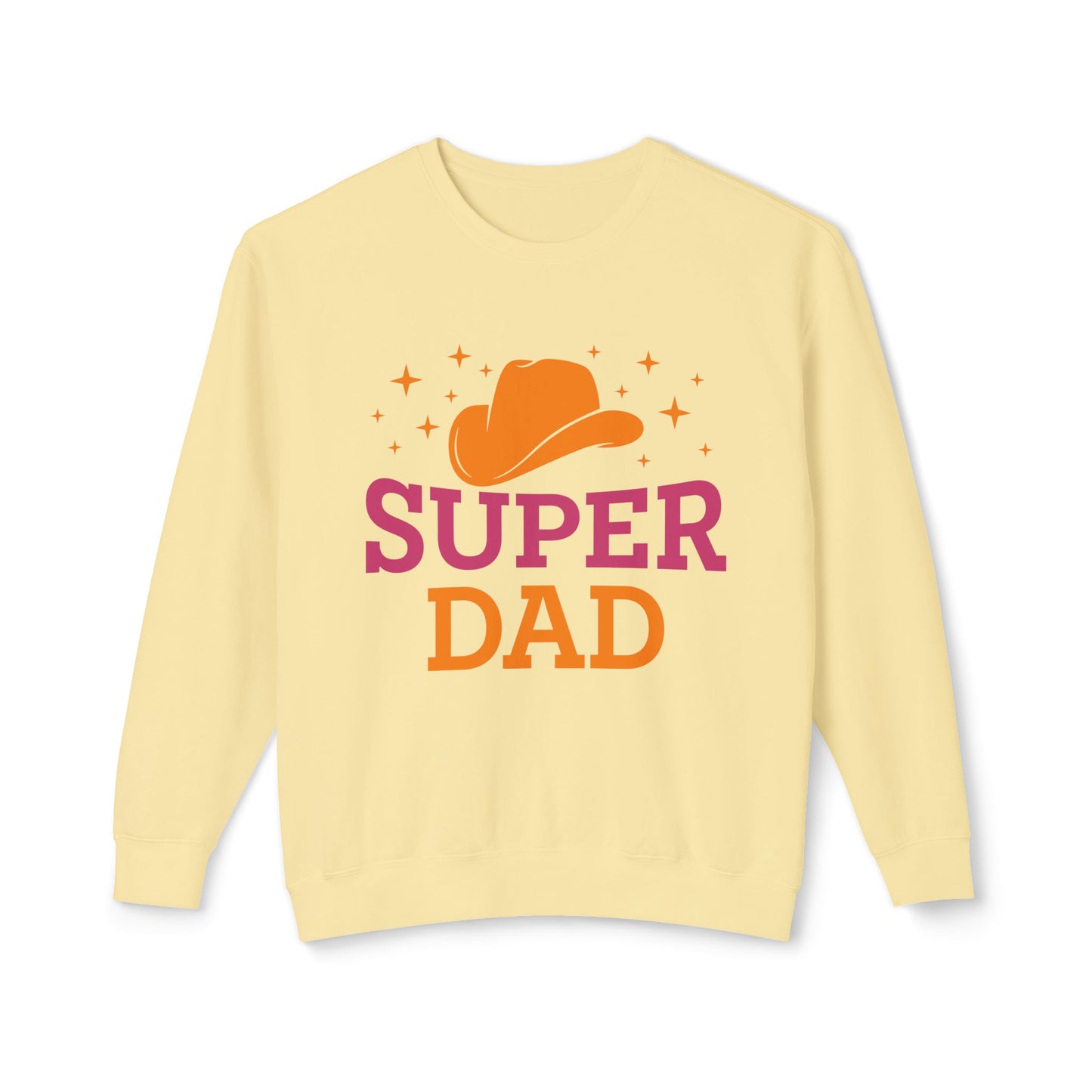 Super Dad Unisex Lightweight Crewneck Sweatshirt | Perfect Gift for Father's Day - 12907