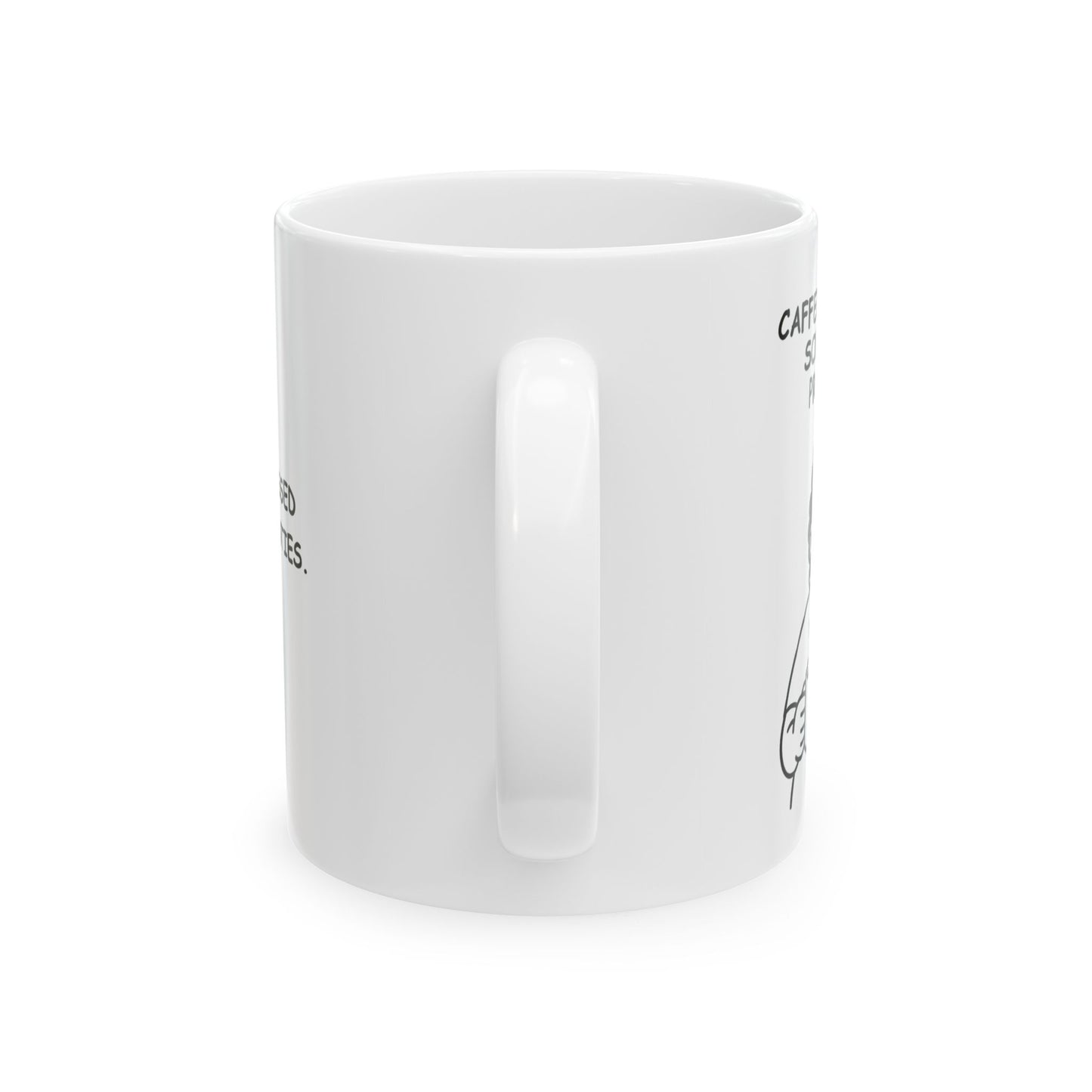 “Caffeine and kai solve most problems.”  (Wisdom passed down by aunties.) Ceramic Mug - 13930
